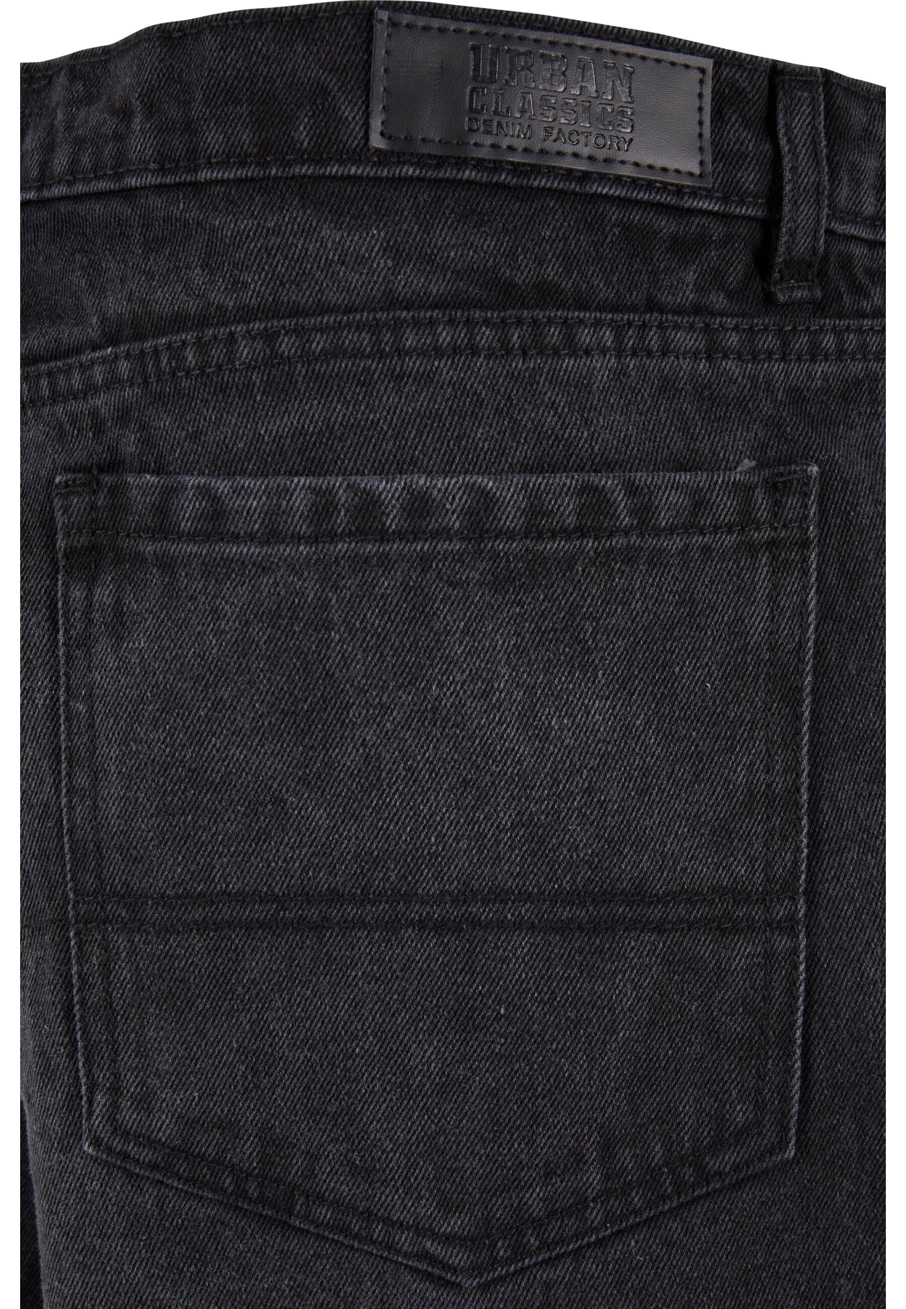 URBAN CLASSICS Bequeme Jeans »Urban Classics Herren Heavy Ounce Straight Fit Zipped Jeans«