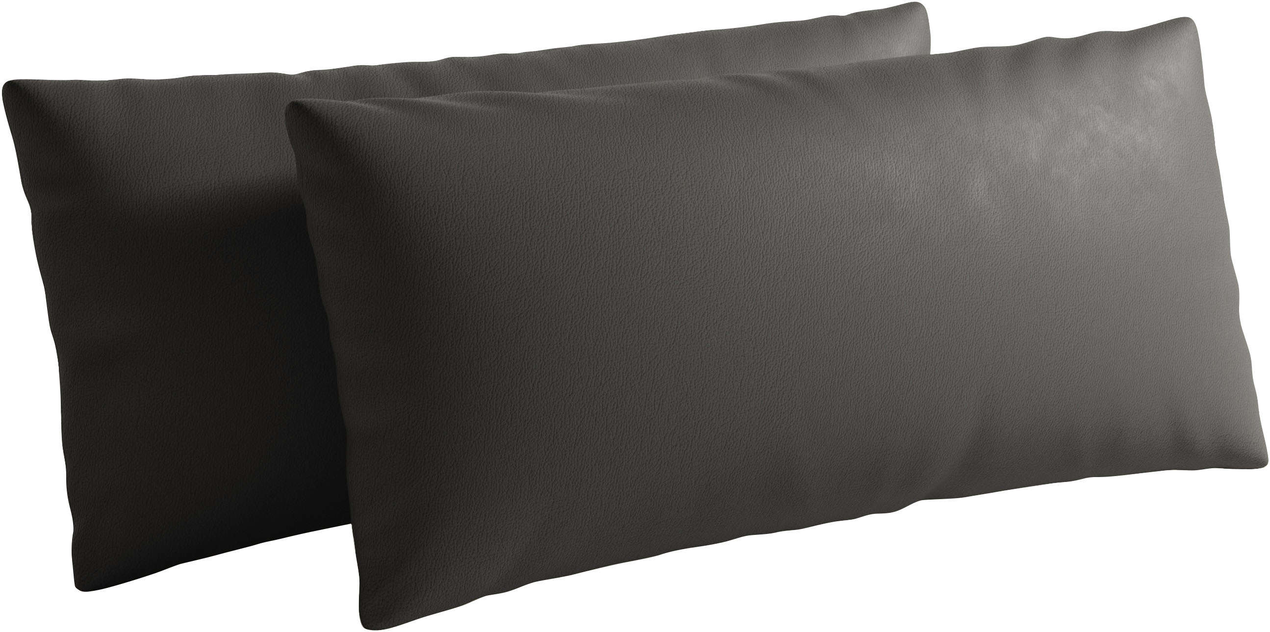 sit&more Sofakissen "Vanity Leder, 3er Set, B: 60 cm"