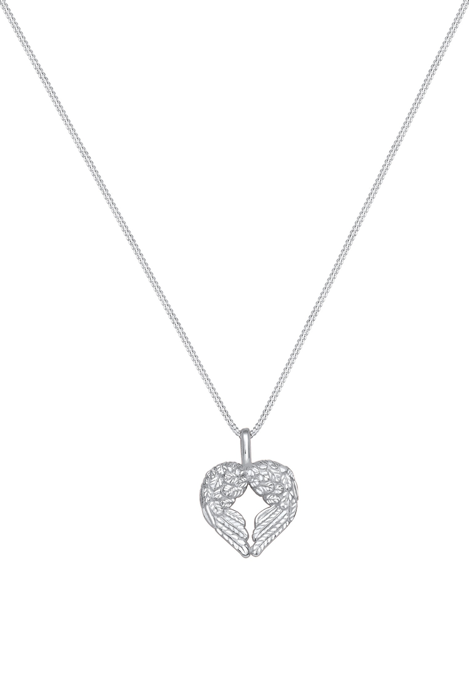 Elli Kette mit Anhänger »Flügel Herz 925 Sterling Silber«
