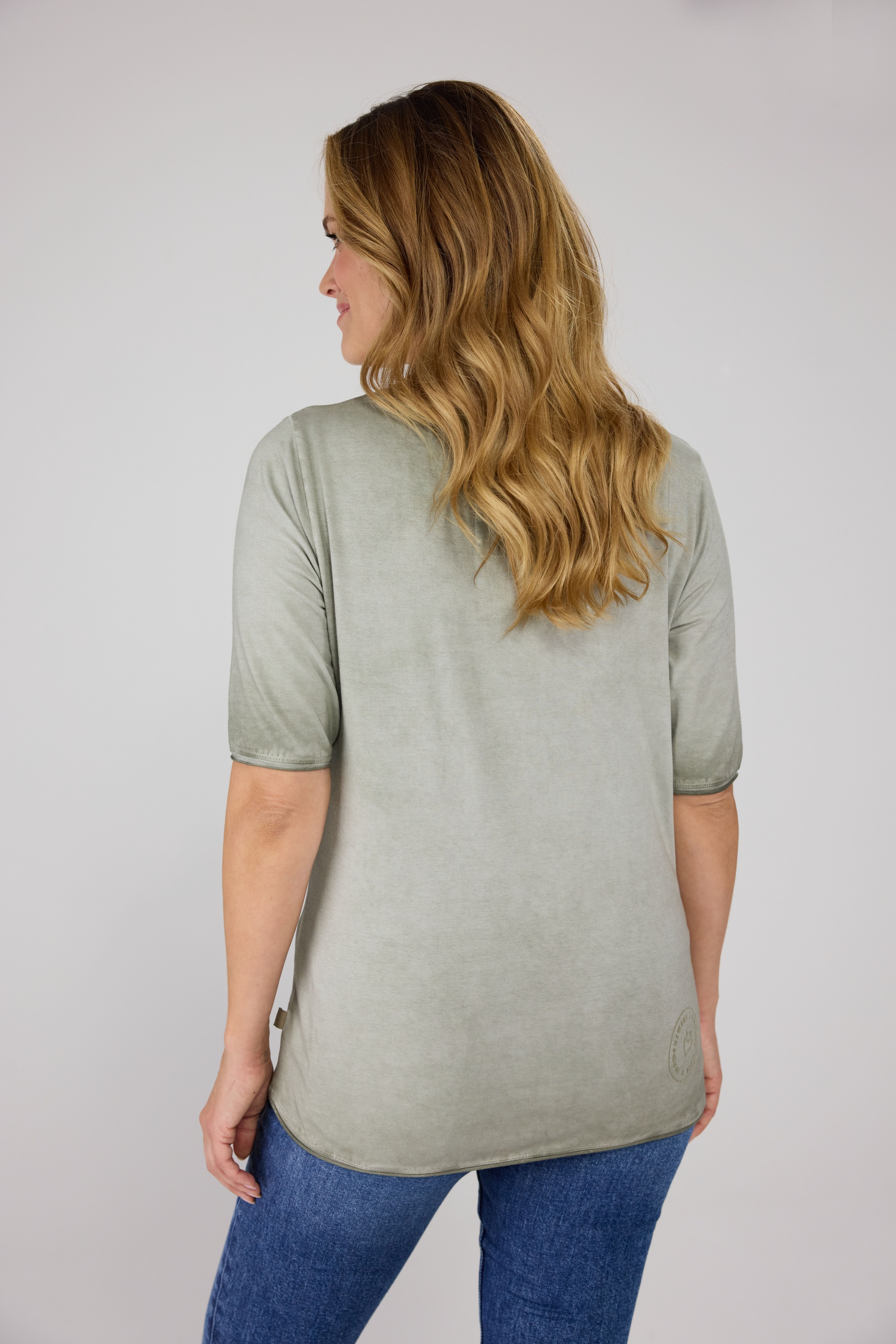 Lieblingsstück Rundhalsshirt "CandiceEP", mit Schriftzug günstig online kaufen