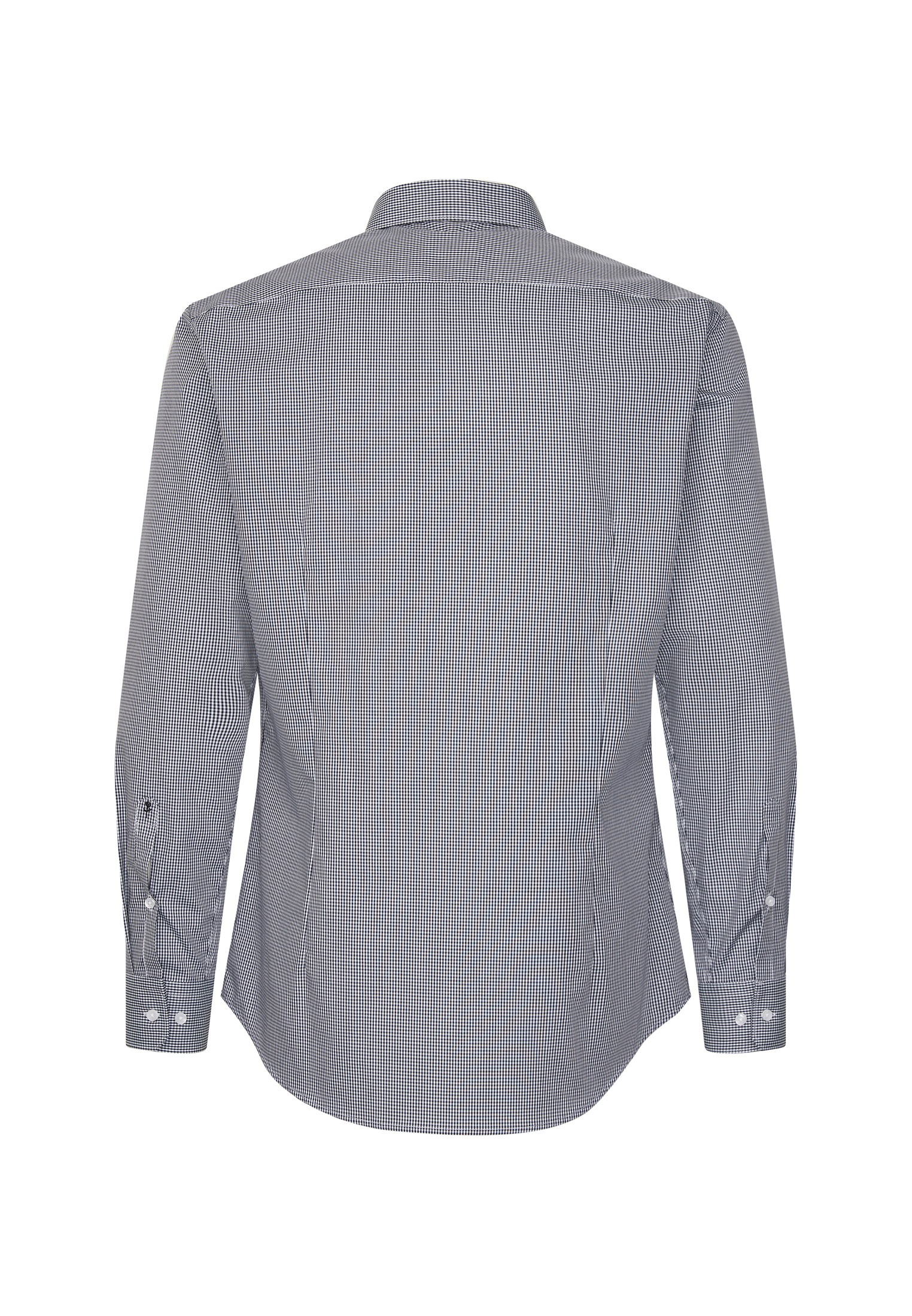 seidensticker Businesshemd »Shaped« Shaped 1/1 Button-Down-Kragen Karo