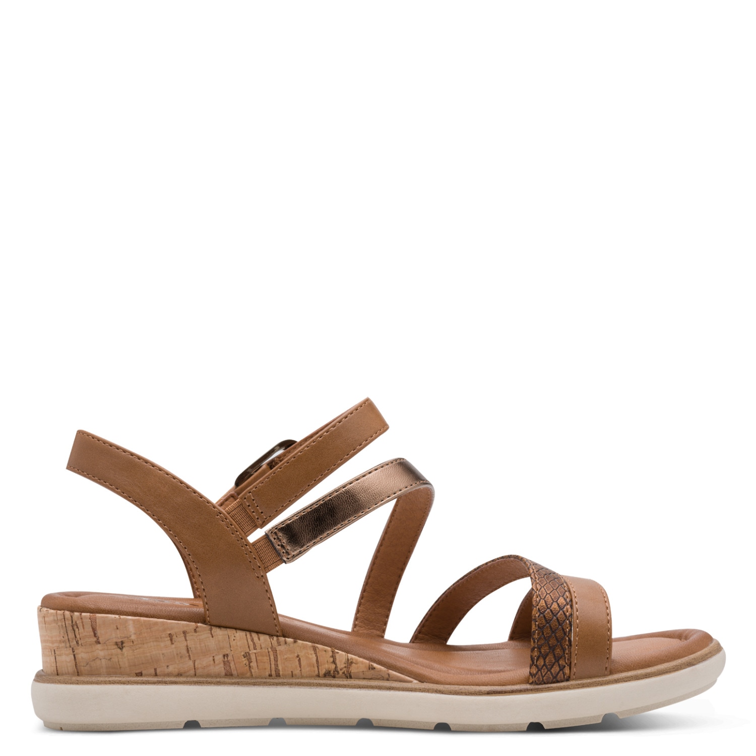 Tamaris Keilsandalette  Sommerschuh, Riemchensandale in veganer Verarbeitung