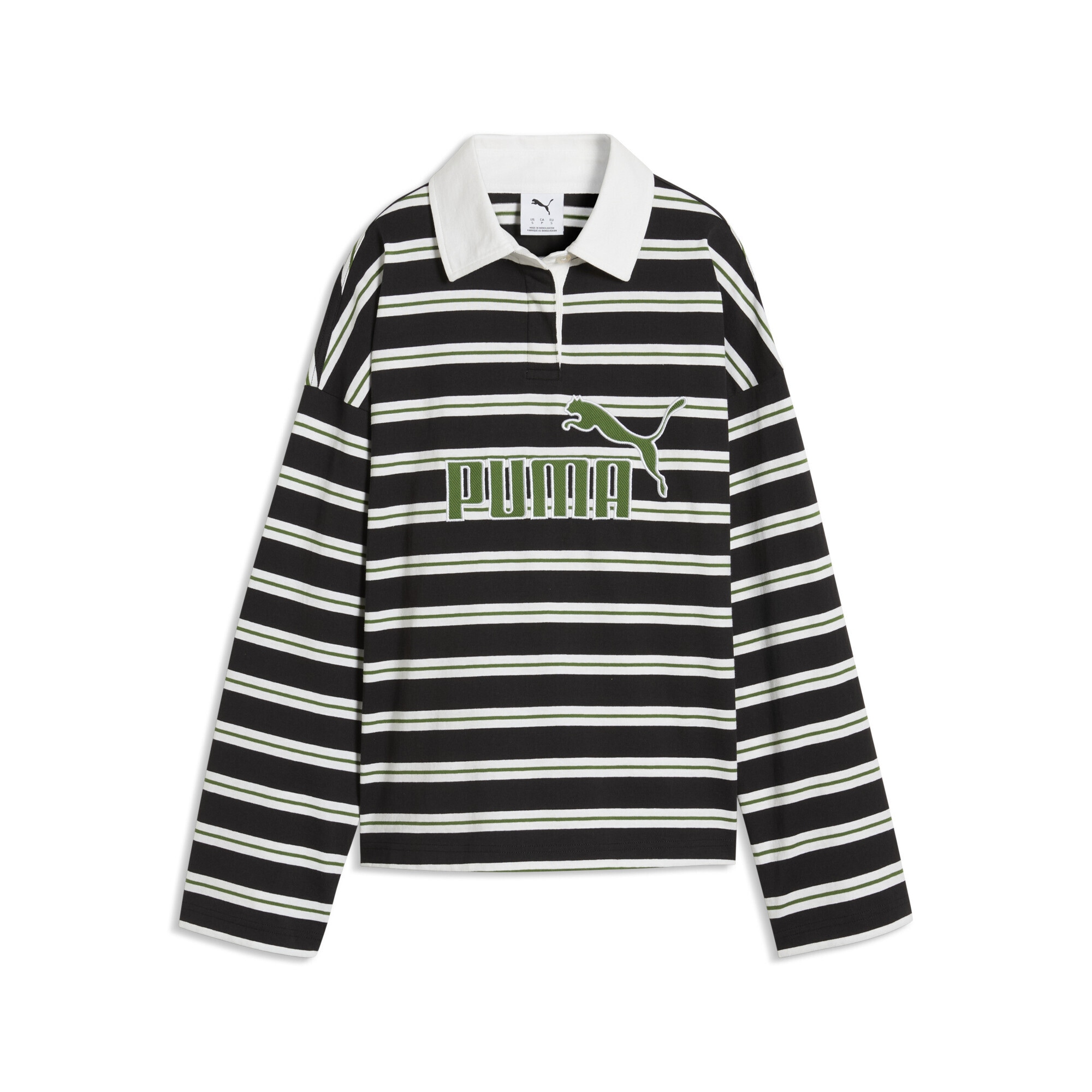 PUMA Poloshirt »Essentials Elevated No.1 Logo Oversized Rugby Polo Damen«