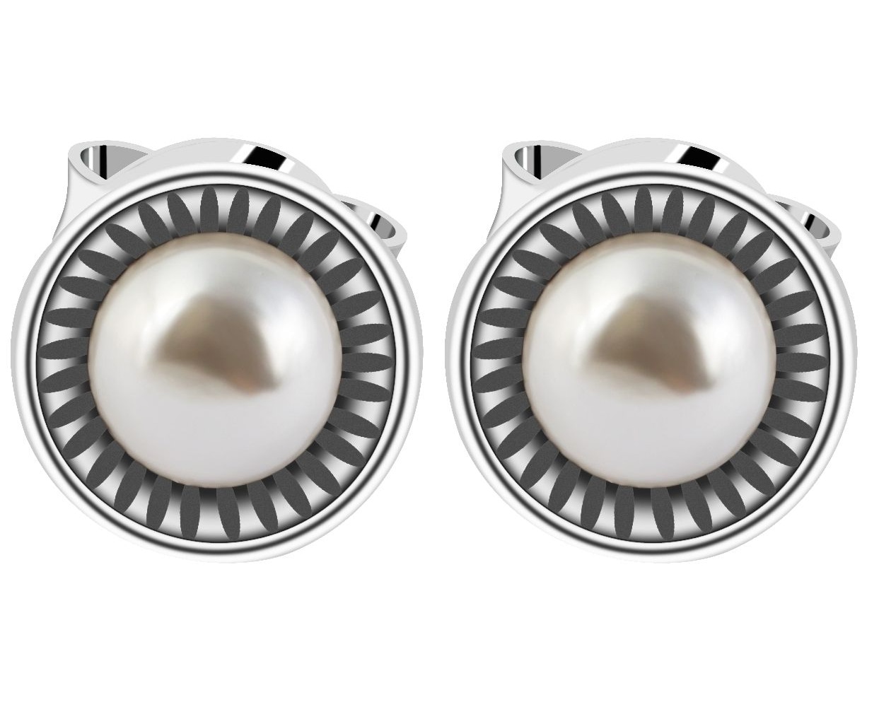 Adelia´s Paar Ohrhänger "Ohrringe – Ohrstecker aus 925 Silber mit Perle" Ideal als Geschenk für besondere Anlässe