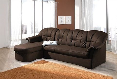 Thumbnail - DOMO collection Ecksofa "Papenburg, zeitlose Rückensteppung, elegante Formensprache, L-Form" in großer Farbvielfalt, wah...