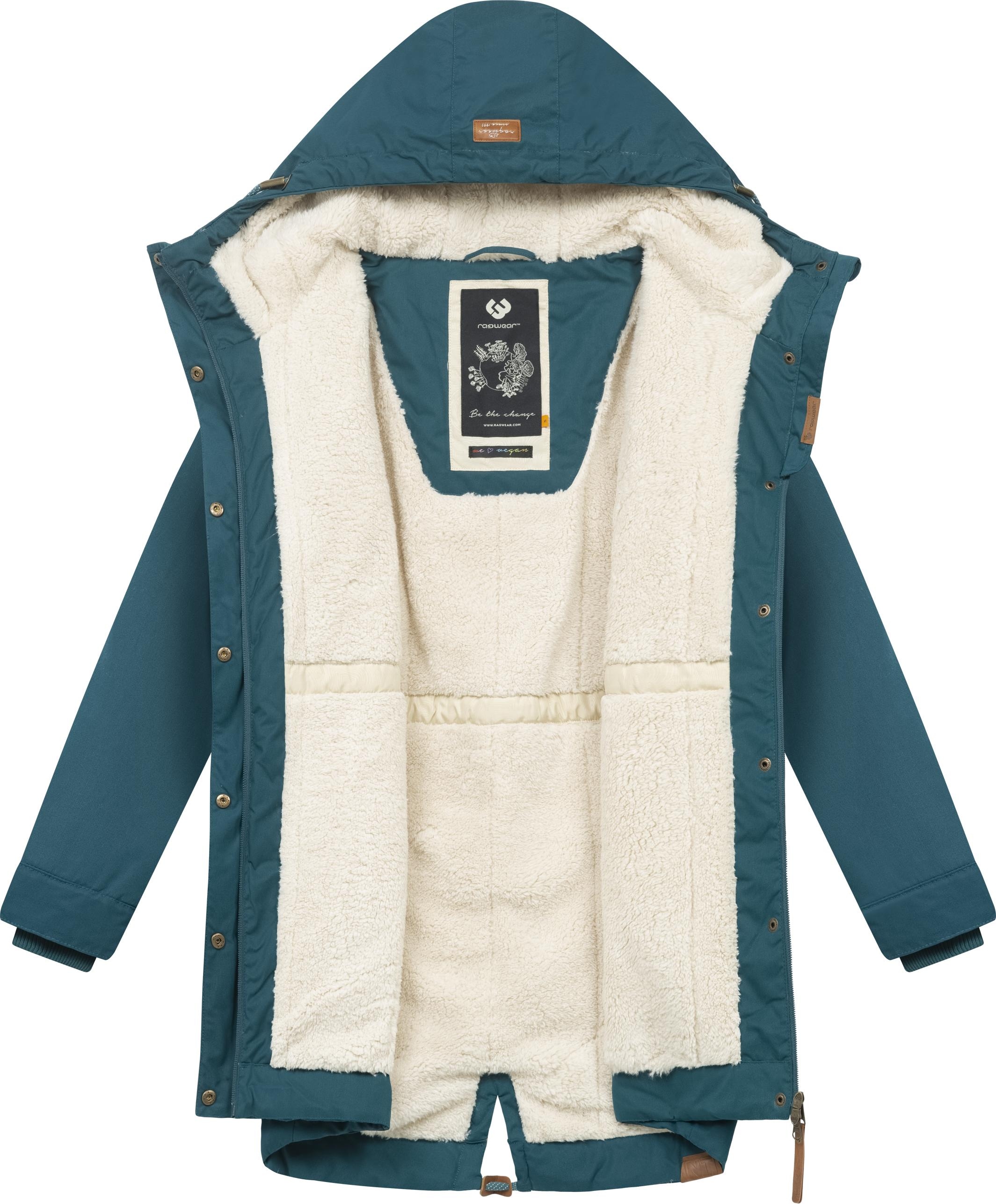 Ragwear Winterjacke »YM-Canny«, mit Kapuze, stylischer Damen Kurzmantel Parka mit Kapuze