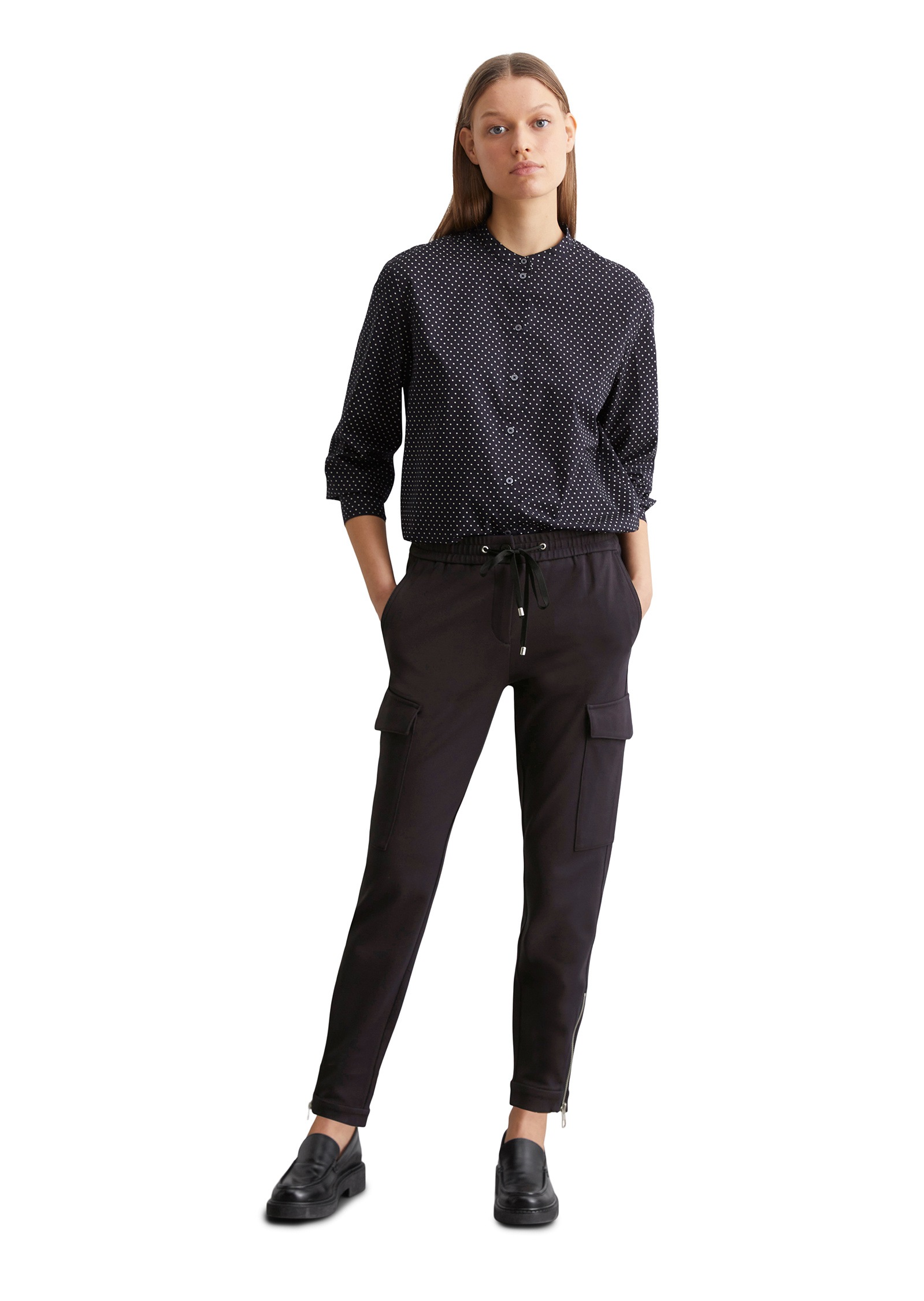Marc O'Polo Chinohose »aus kompaktem Jersey-Twill«