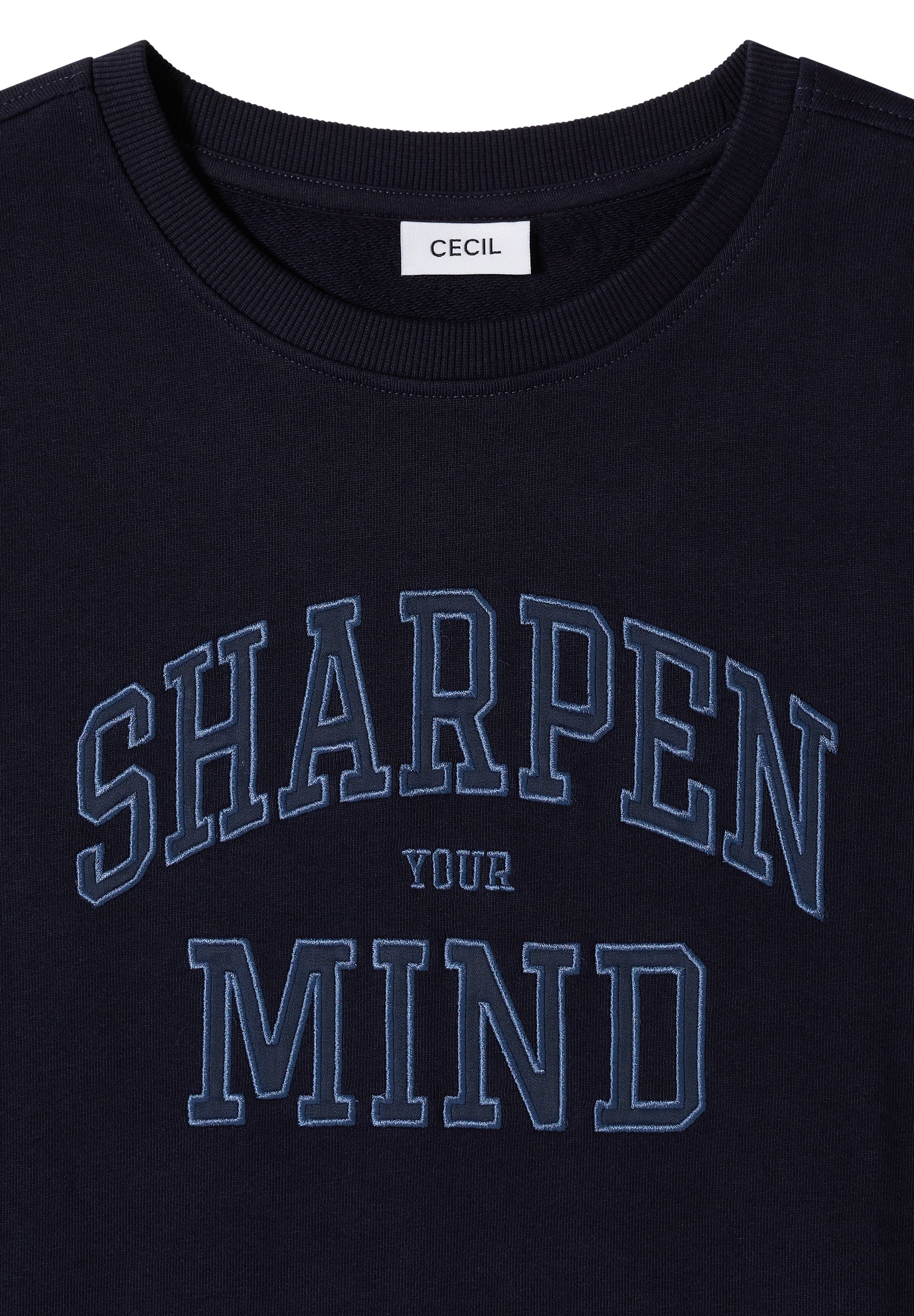 Cecil Sweatshirt , mit Wording
