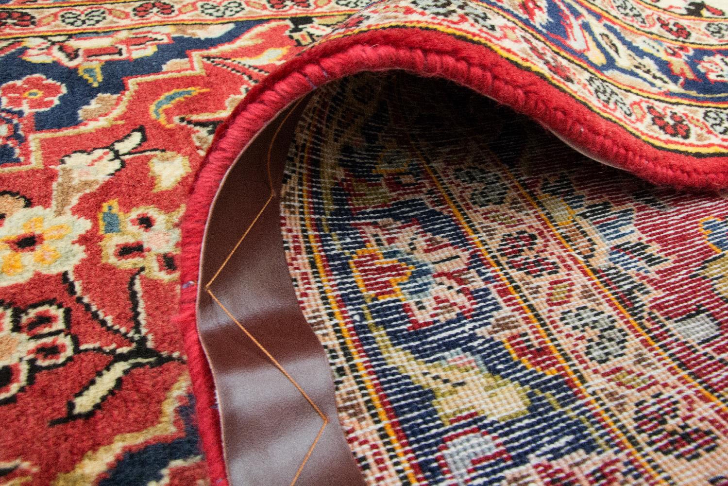 morgenland Wollteppich »Keshan Teppich handgeknüpft rot«, rechteckig