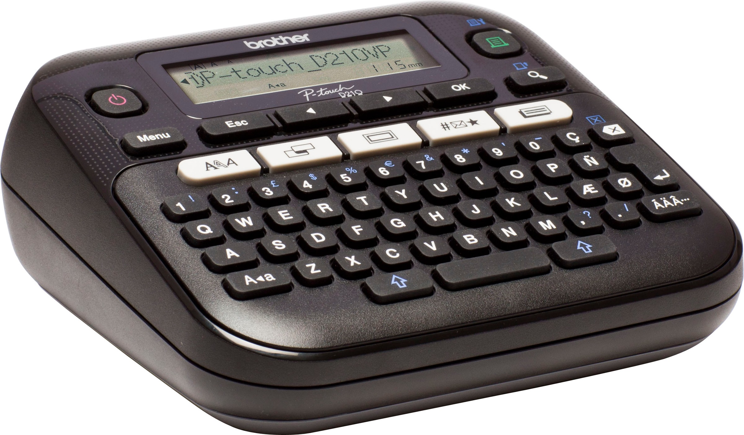 Brother Etikettendrucker »Beschriftungsgerät P-touch D210VP« Beschriftungsgerät für Zuhause und das Homeoffice inkl. Netzadapter