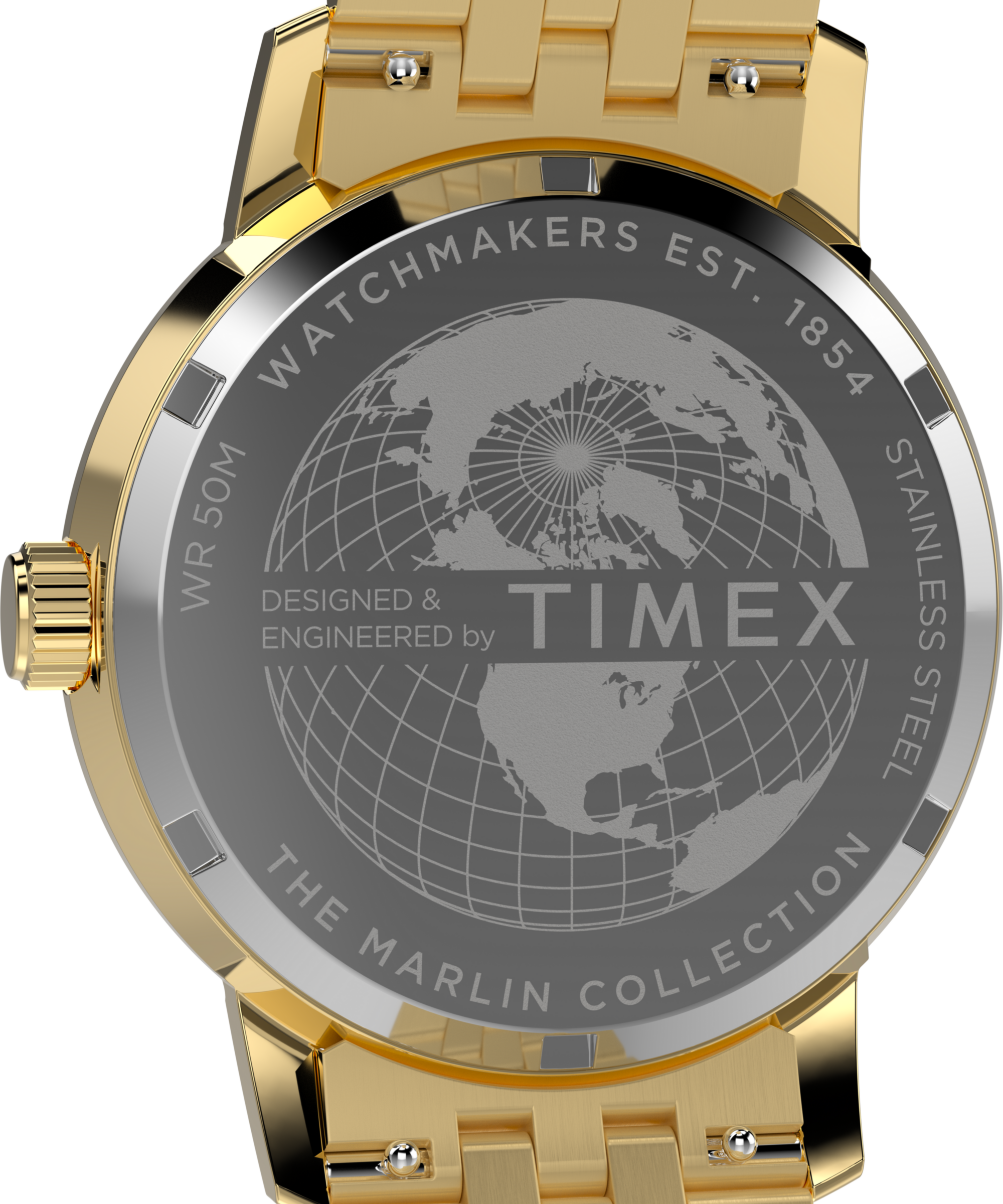 Timex Quarzuhr »Marlin GMT« Armbanduhr, Herrenuhr, Edelstahlarmband, Datum, Dualzeit