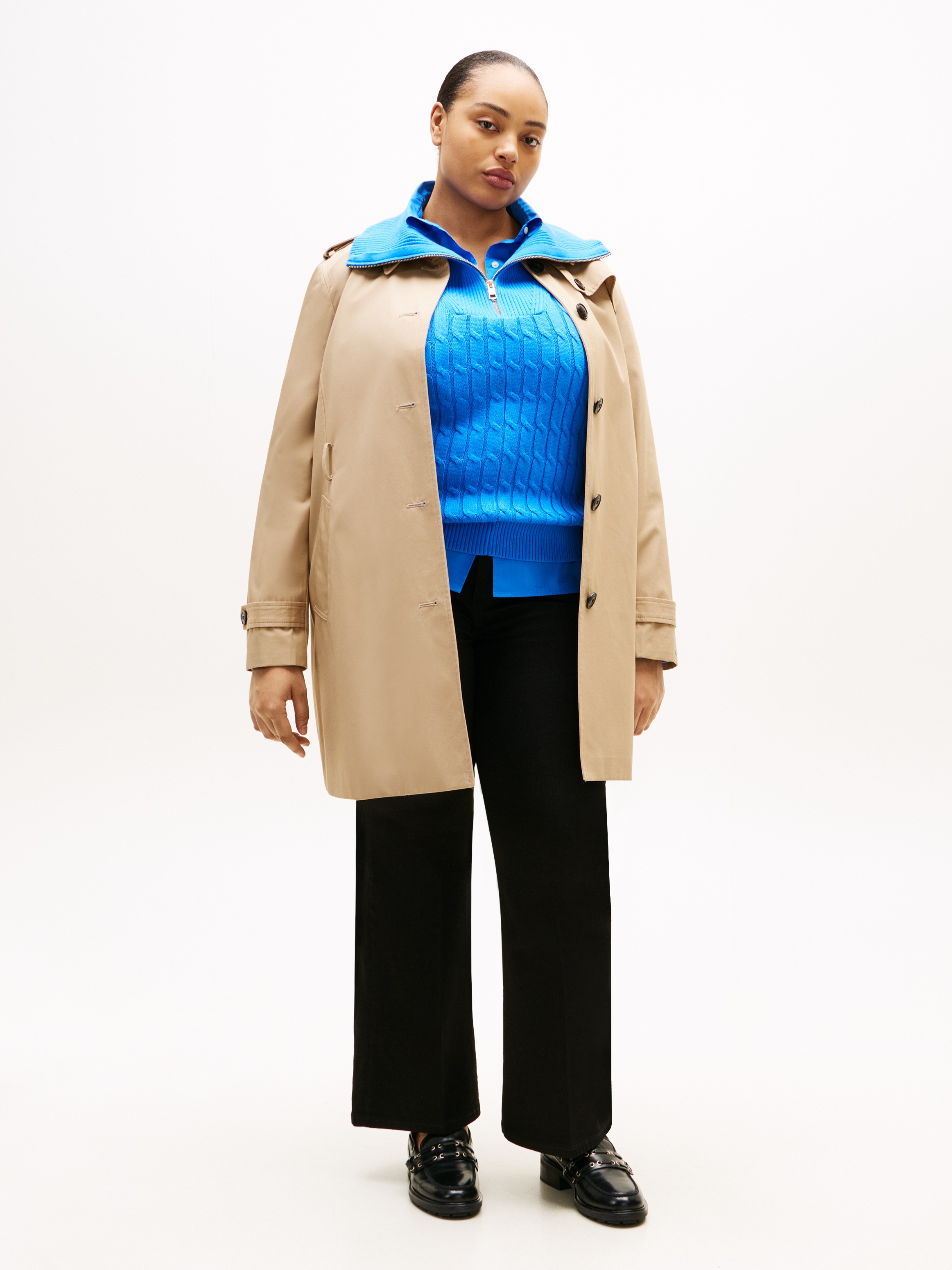 Tommy Hilfiger Curve Bootcut-Jeans »CRV DNM BLACK BOOTCUT RW«