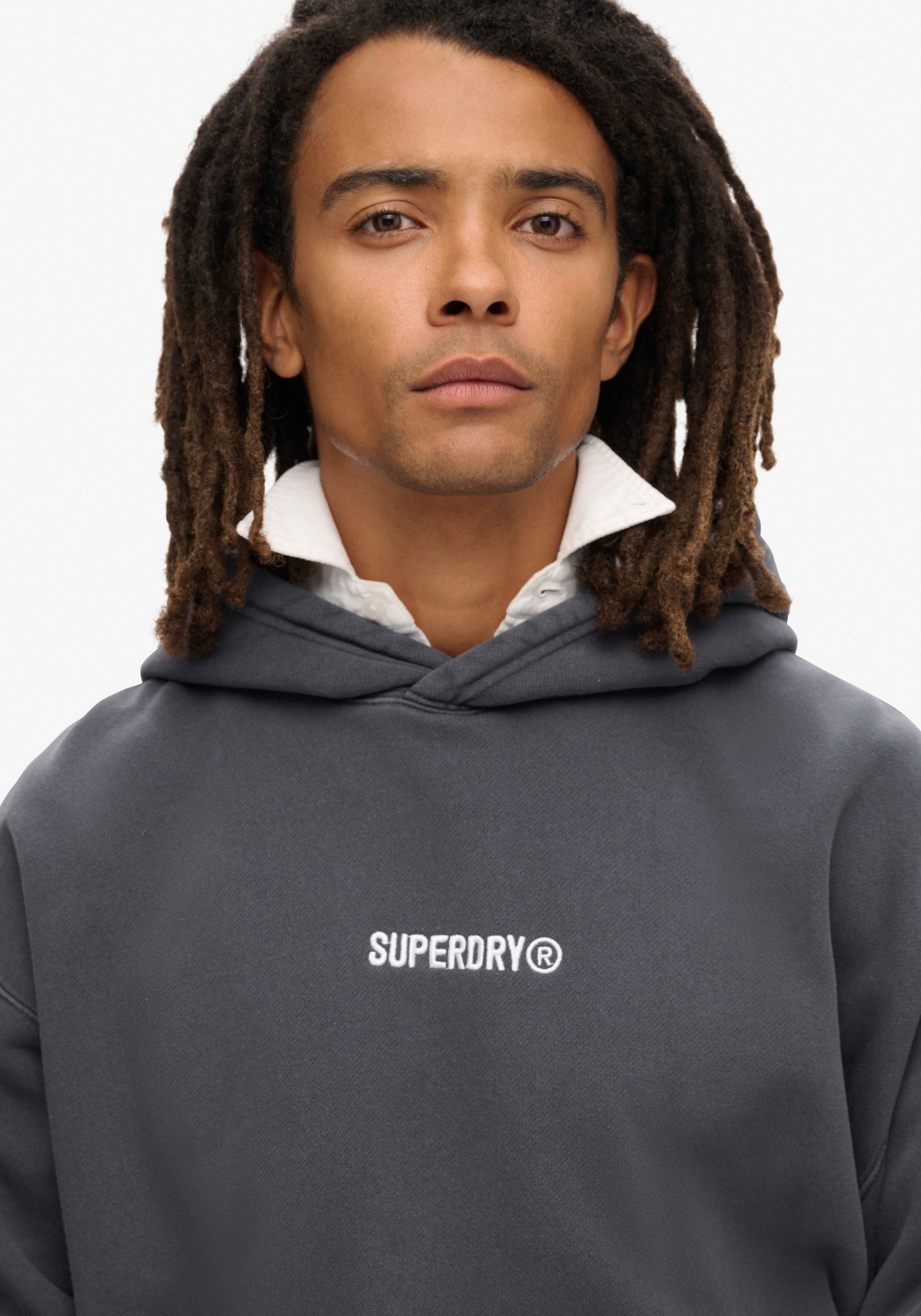 Superdry Kapuzensweatshirt »MICRO LOGO GRAPHIC LOOSE HOOD«