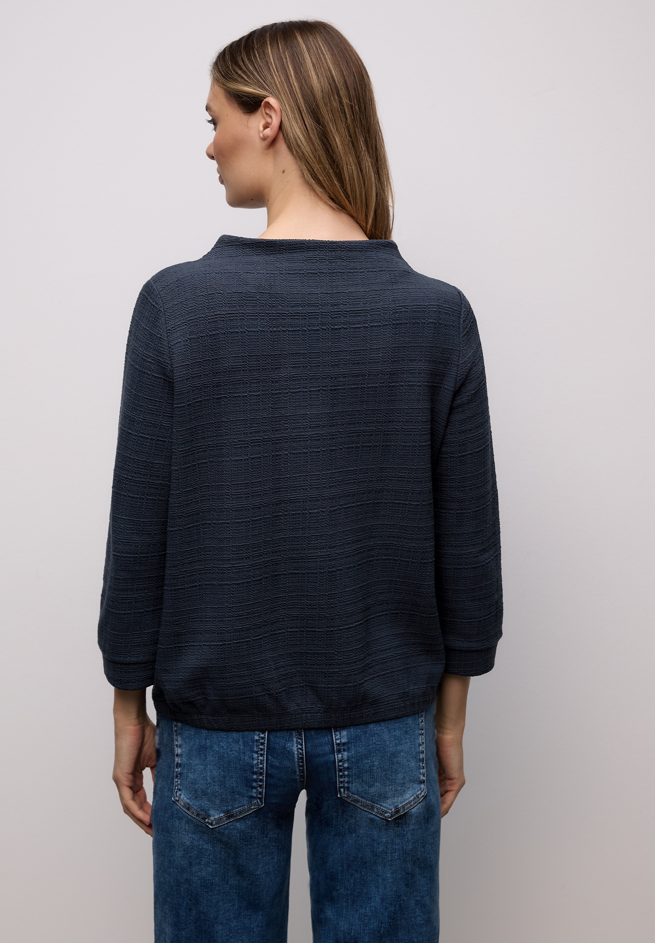 STREET ONE Langarmshirt im soften Baumwoll-Mix