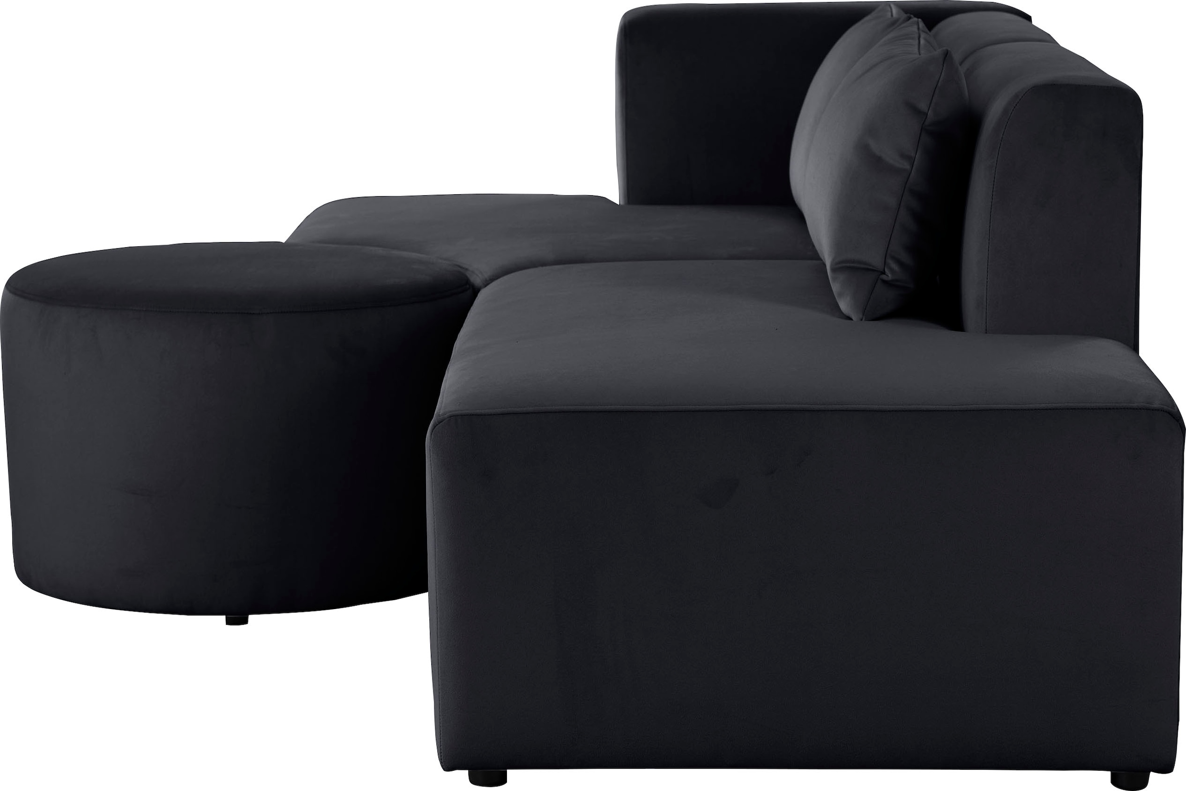Leonique Ecksofa »Alexane L-Form«, zusammengesetzt aus Modulen, in vielen Bezugsqualitäten und Farben.