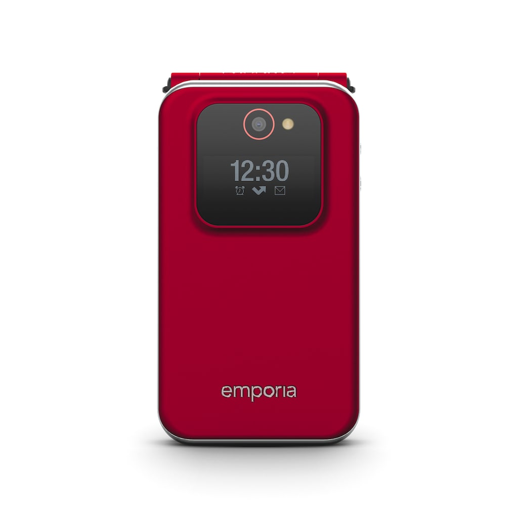 Emporia Smartphone »JOY V228-2G«, Rot, 7,1 cm/2,8 Zoll, 0,128 GB Speicherplatz