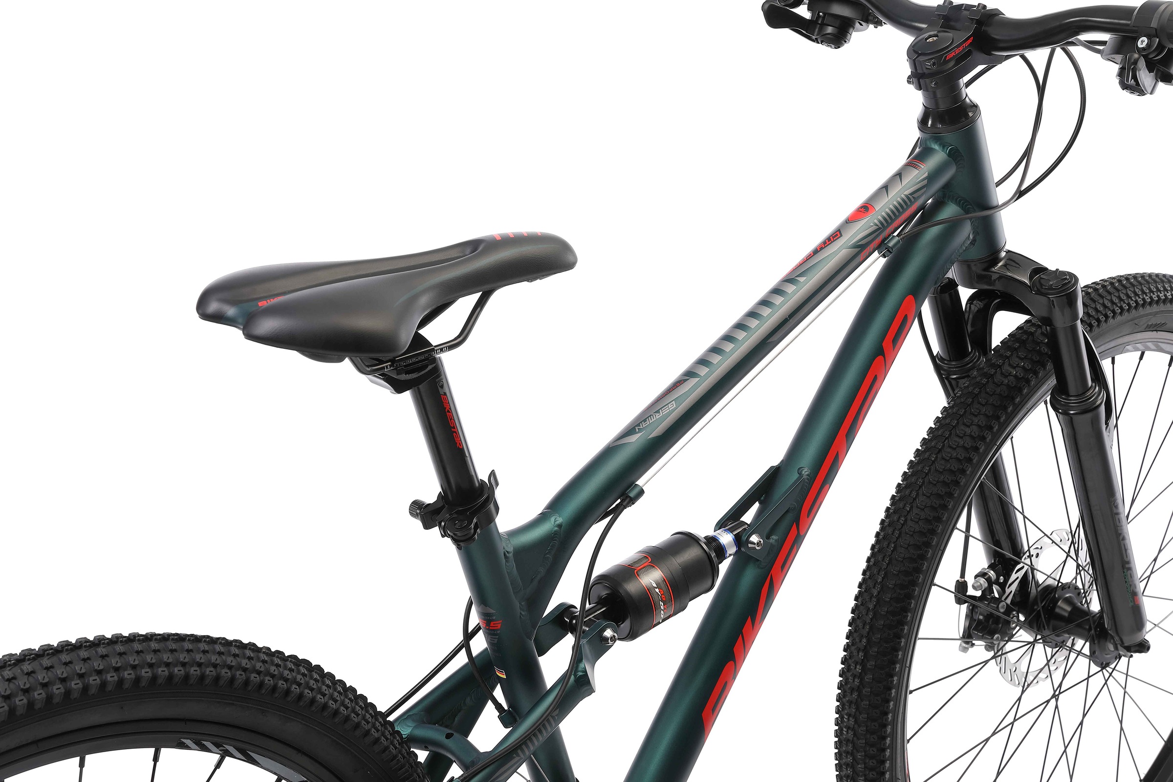 Bikestar Mountainbike, 21 Gang, Shimano, RD-TY300 Schaltwerk, Kettenschaltung, für Damen und Herren, Kettenschaltung