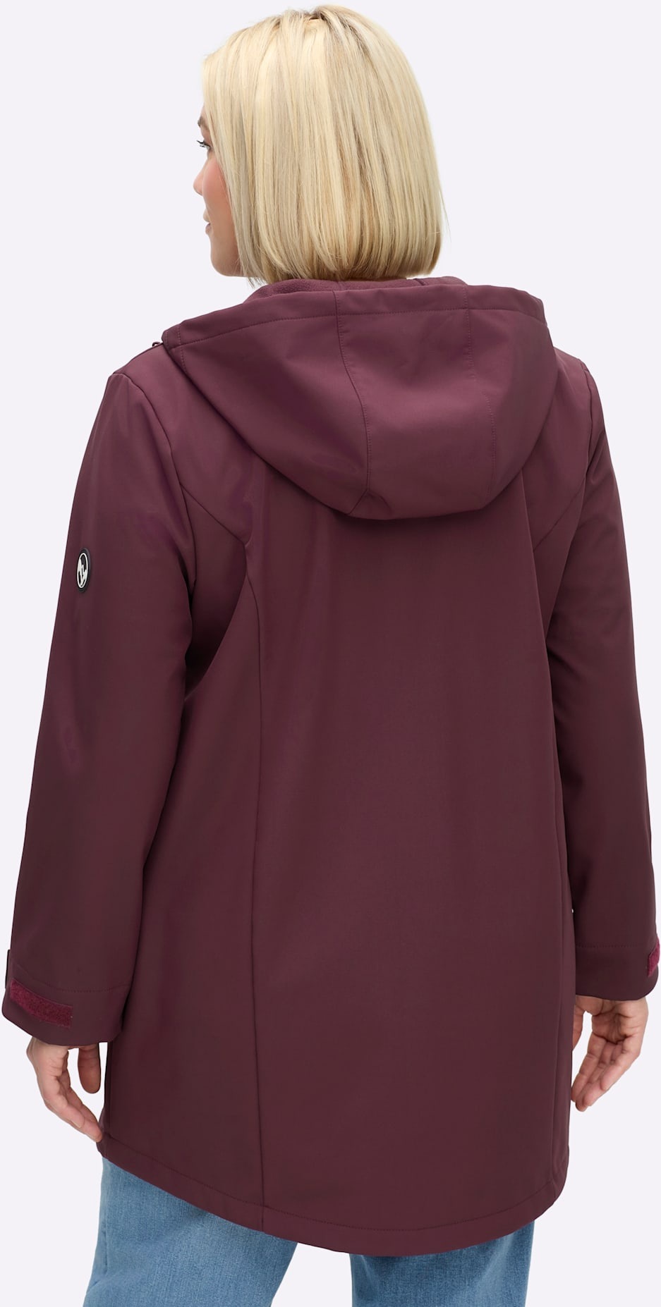 Sheego Softshelljacke mit Kapuze günstig online kaufen