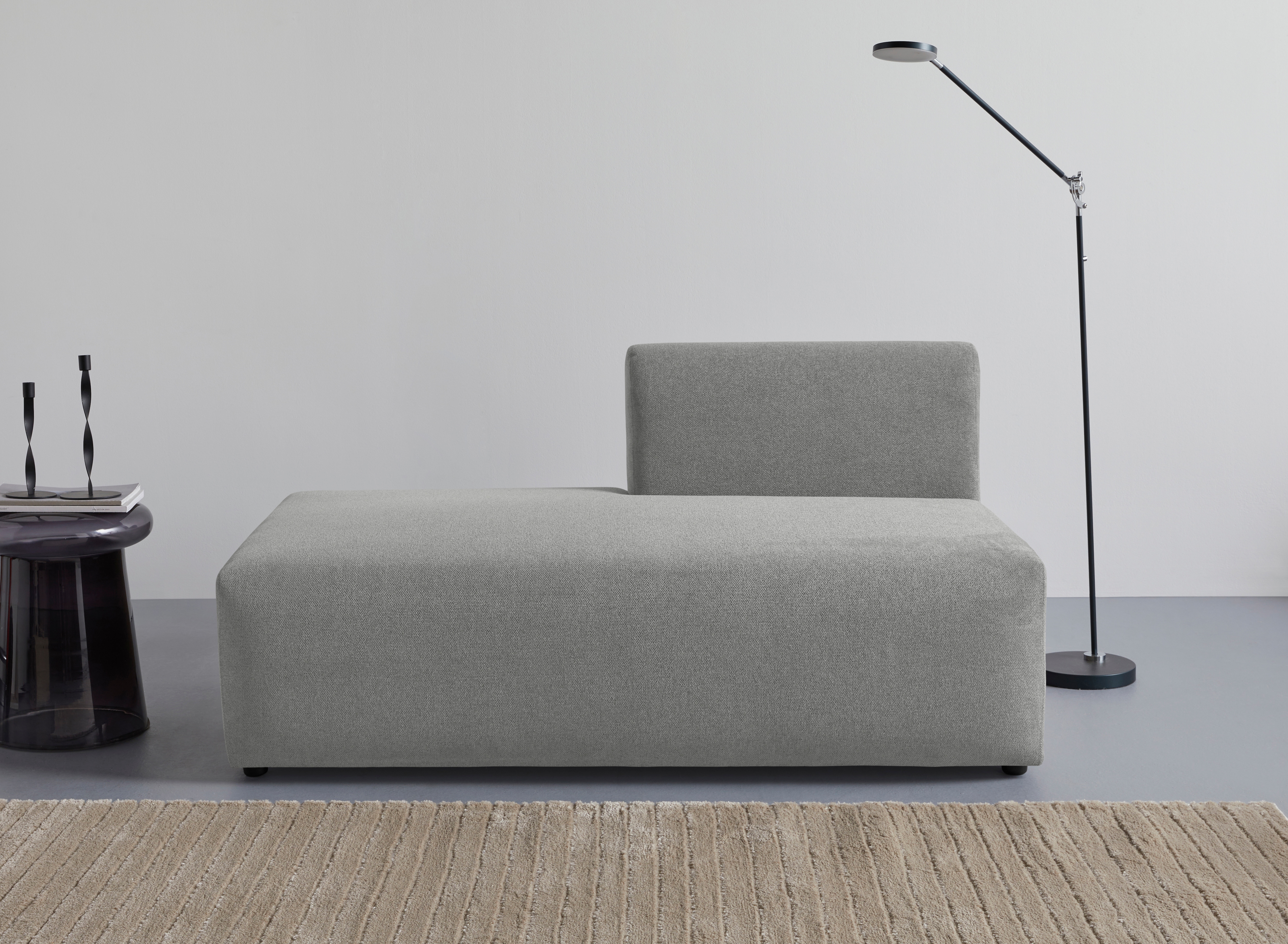 LeGer Home by Lena Gercke Chaiselongue "LYZA Open end, Loungemöbel zum Relaxen, Maße B/T/H: 152/96/74 cm" als Modul oder separat verwendbar, für individuelle Zusammenstellung
