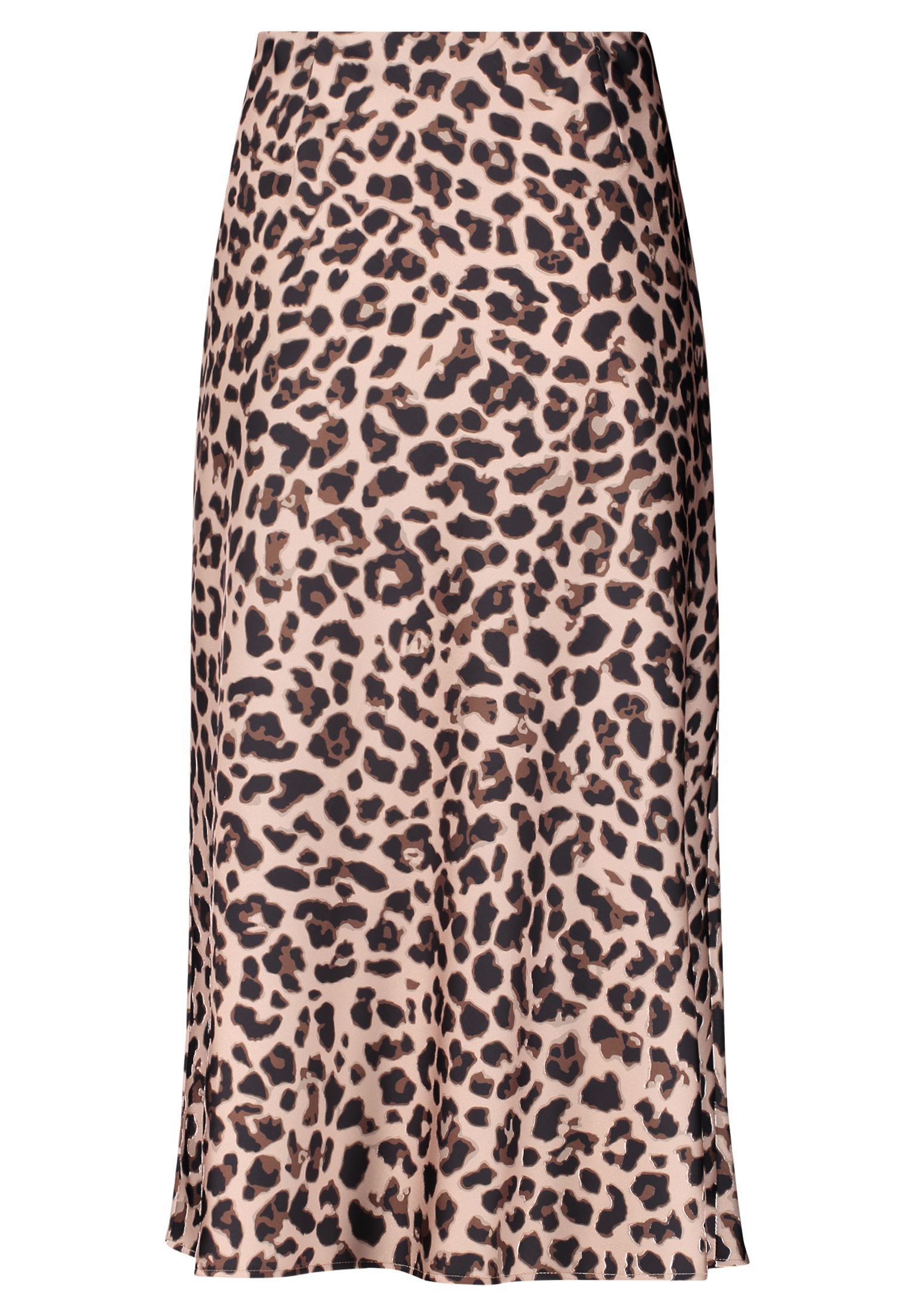 Vera Mont Maxirock »Vera Mont Satinrock mit Leoprint«, Material