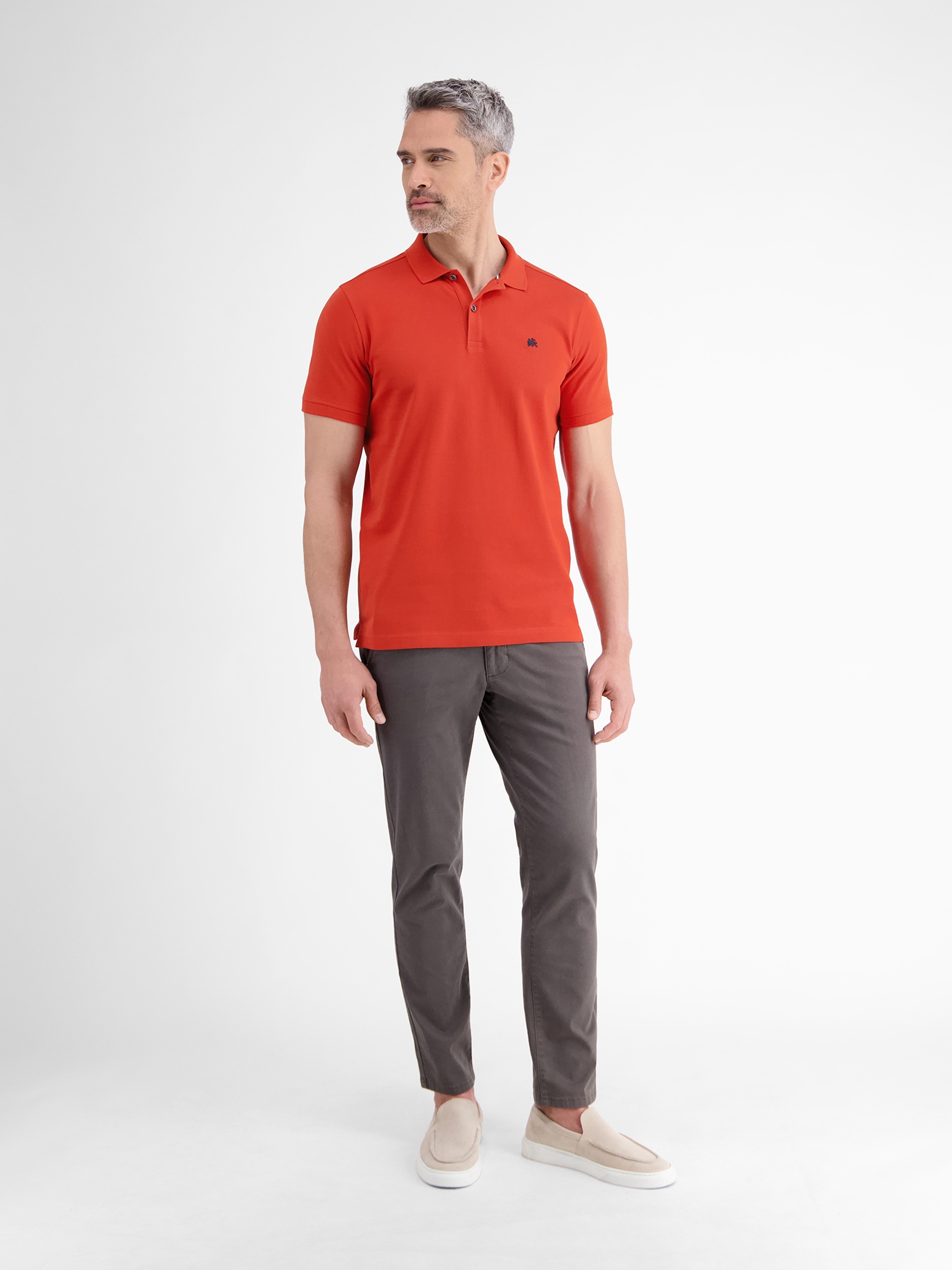 LERROS Poloshirt »LERROS Basic Poloshirt für Herren, unifarben«
