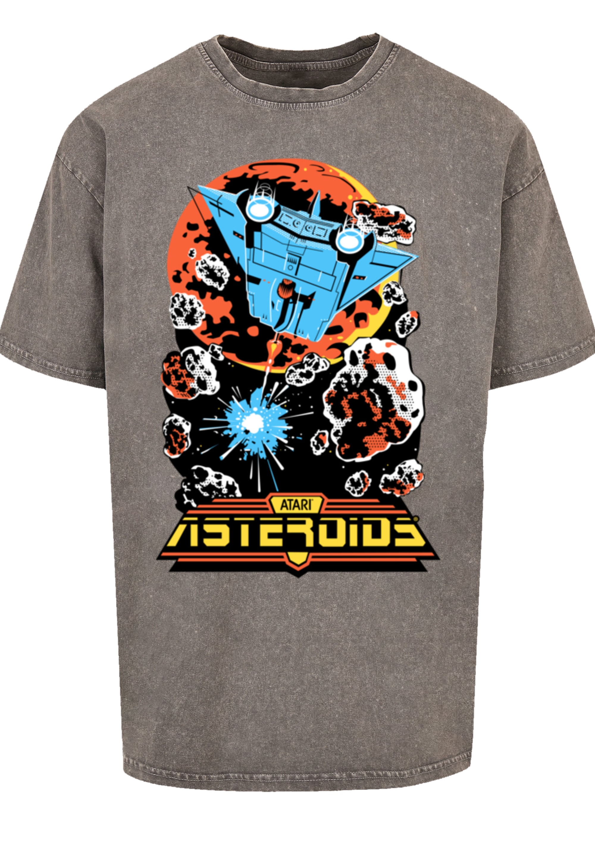 F4NT4STIC T-Shirt »Asteroids Vintage Atari Retro Gaming«, Premium Qualität
