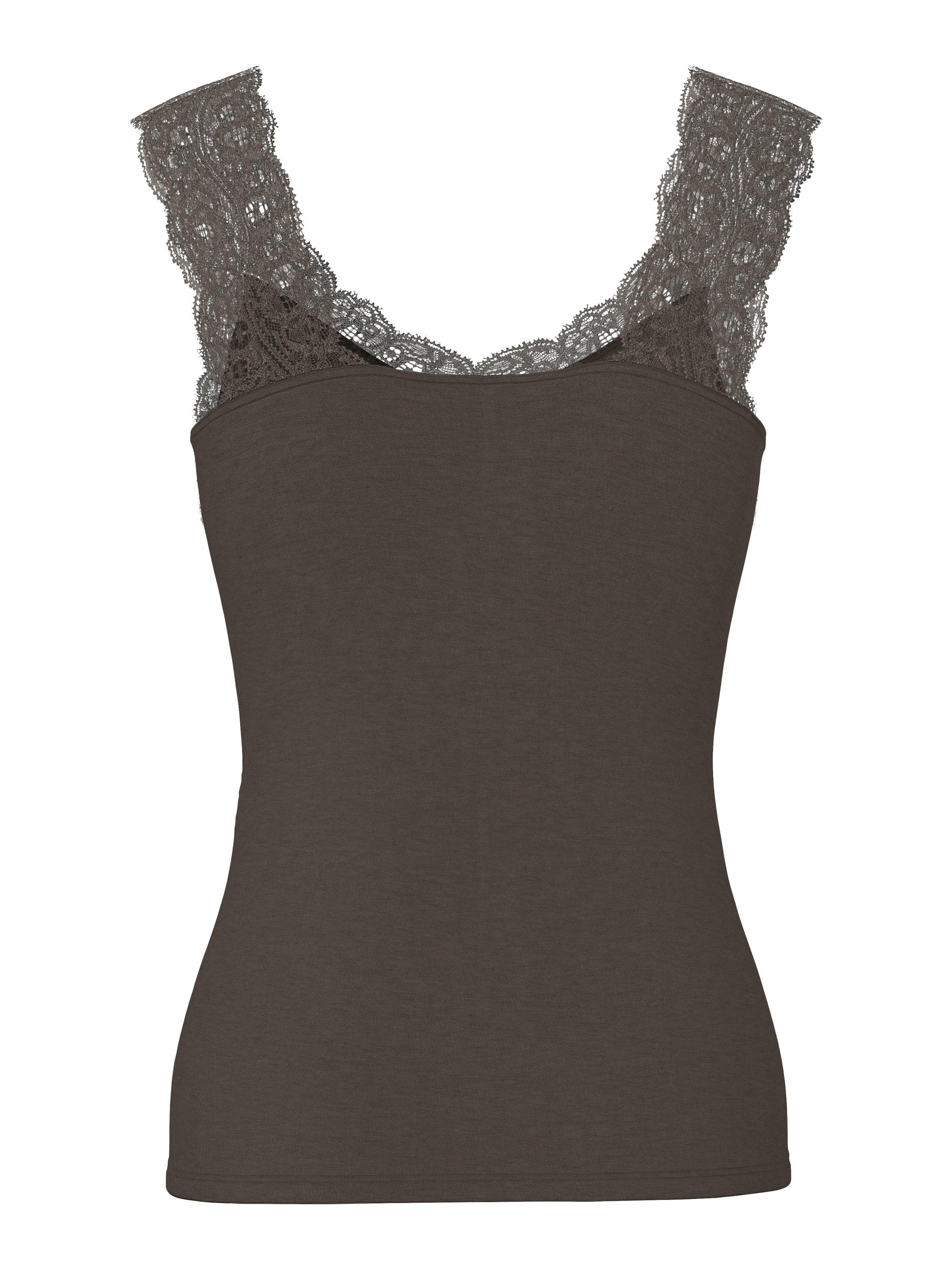 pieces Spitzentop »PCBARBERA« Viskosemischung