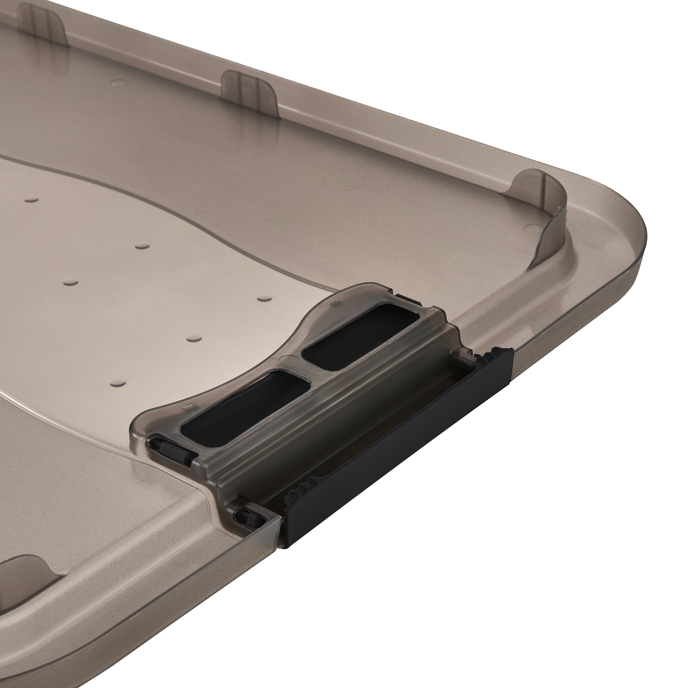 keeeper Aufbewahrungsbox »Cornelia, 4er Set,  28 L, 59,5 x 39 x 19,5 cm« durch Clips verschließbar, Griffe am Boden