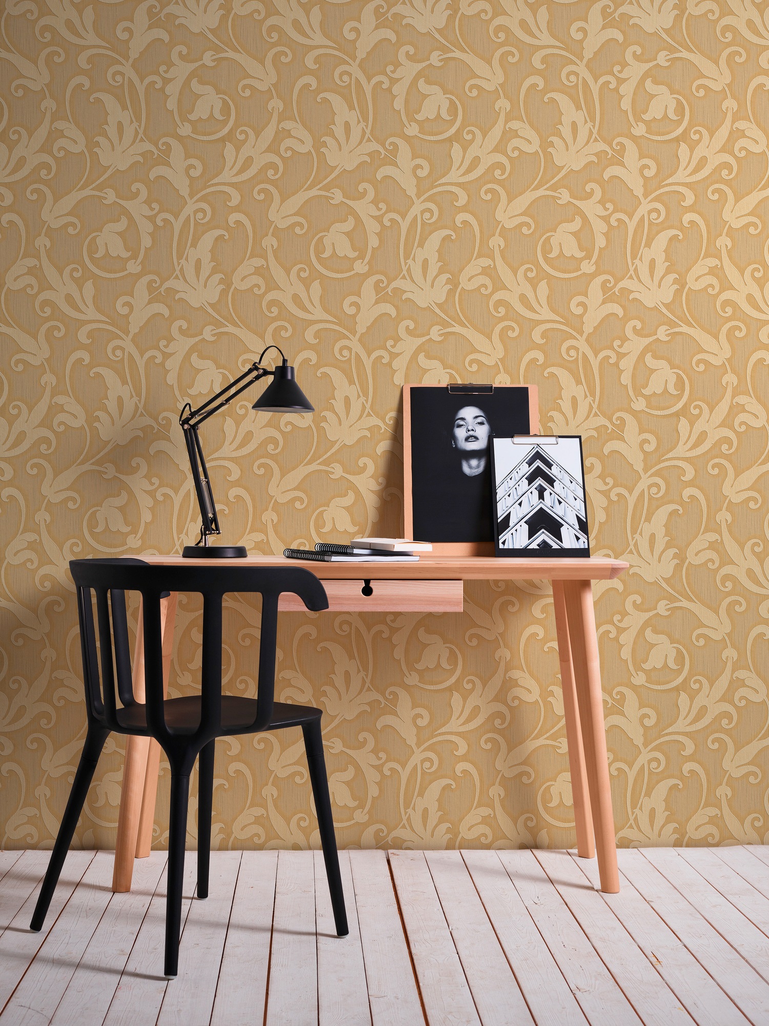 Architects Paper Textiltapete »Tessuto«, Barock-floral-gemustert, Tapete Barock Tapeten Wohnzimmer Schlafzimmer Küche modern Flur Design