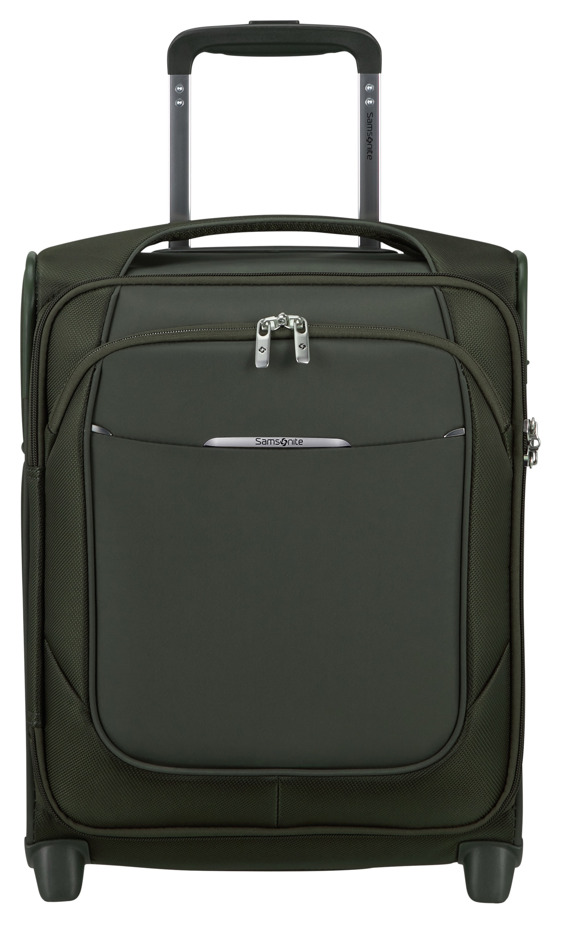 SAMSONITE Weichgepäck-Trolley "RE-LITE, 45 cm", gr ün, Polyester, Koffer, Underseater Handgepäck TSA-Schloss Reisekoffer Laptopfach