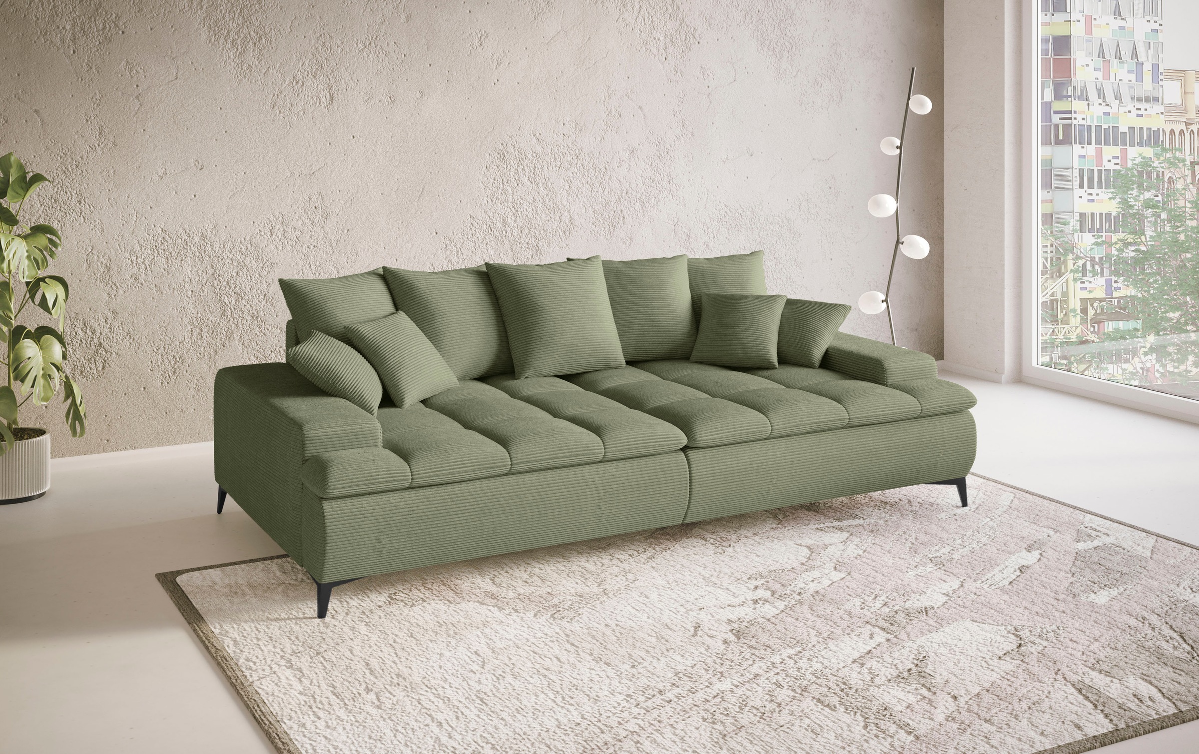 Mr. Couch Big-Sofa »Haiti III«, Mit Kaltschaum, bis 140 kg belastbar