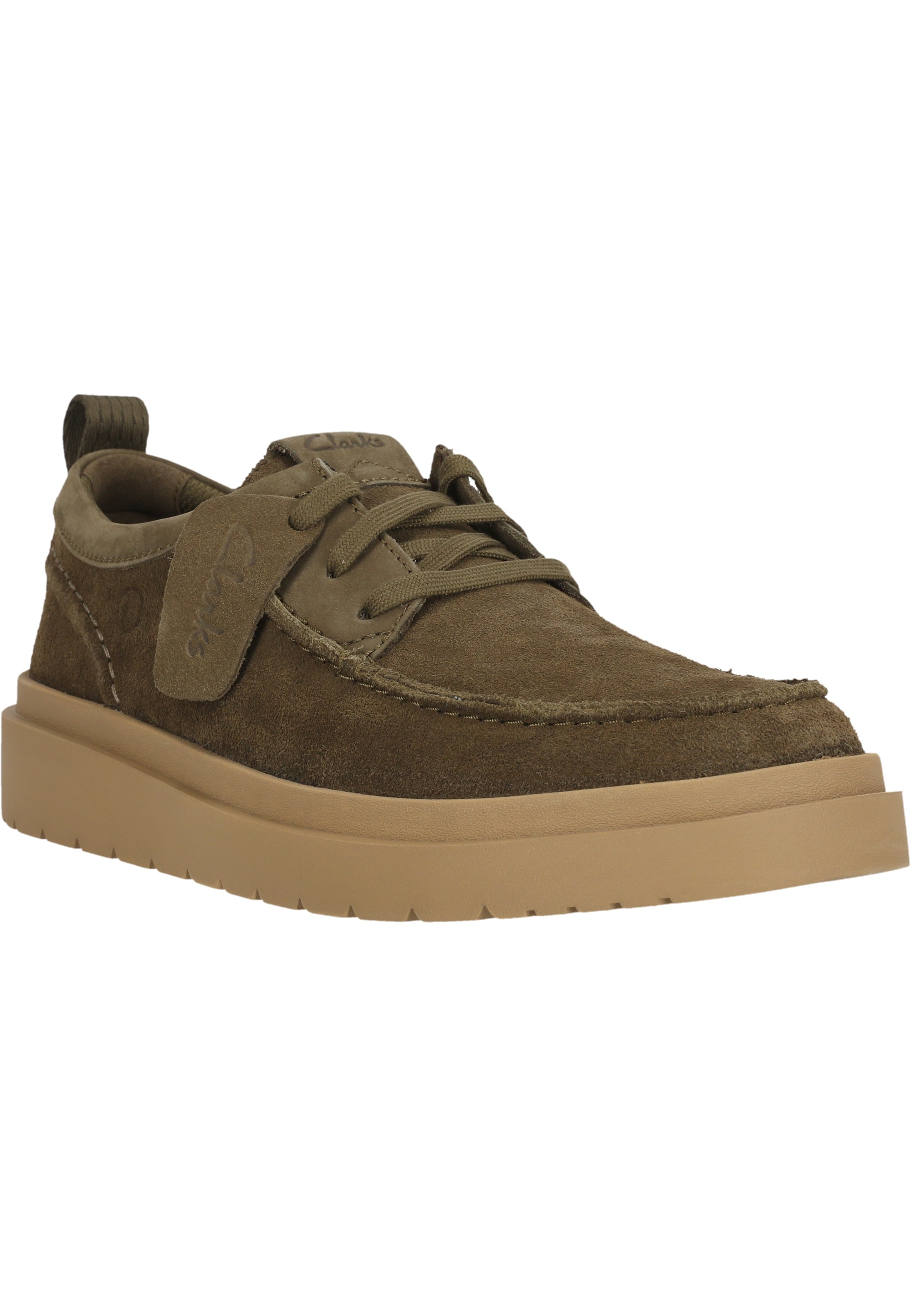 Clarks Schnürschuh »Polden Moc«  mit ultraleichter Sohle