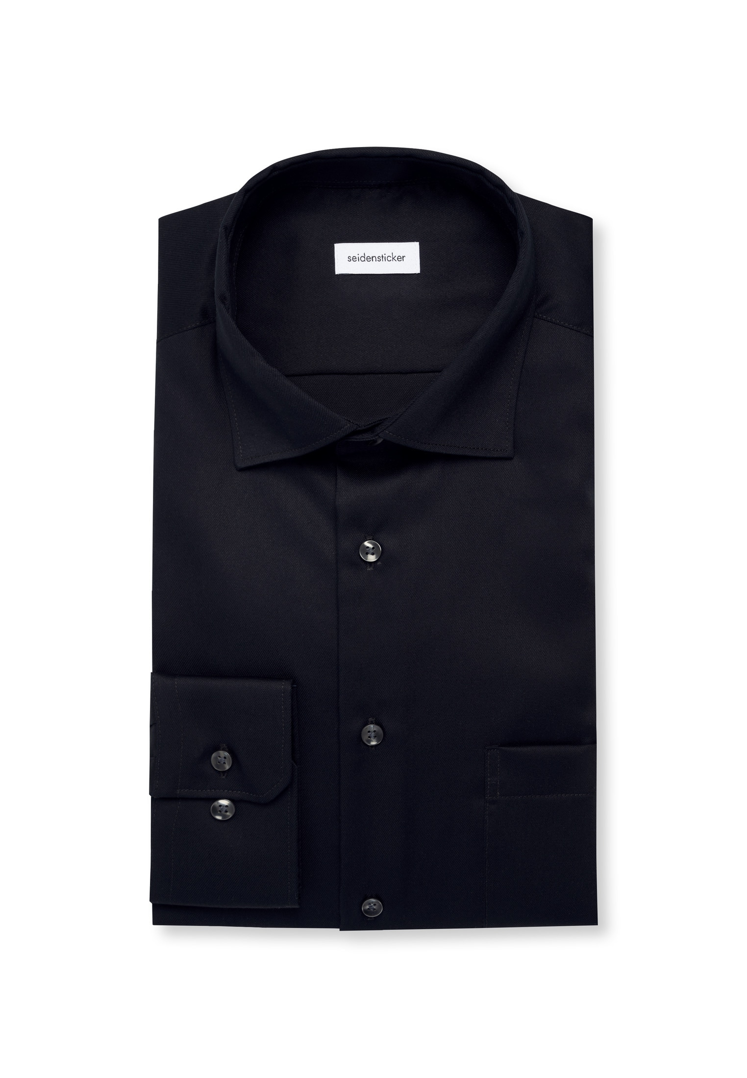 seidensticker Businesshemd »Schwarze Rose« Regular 1/1 Kentkragen Uni