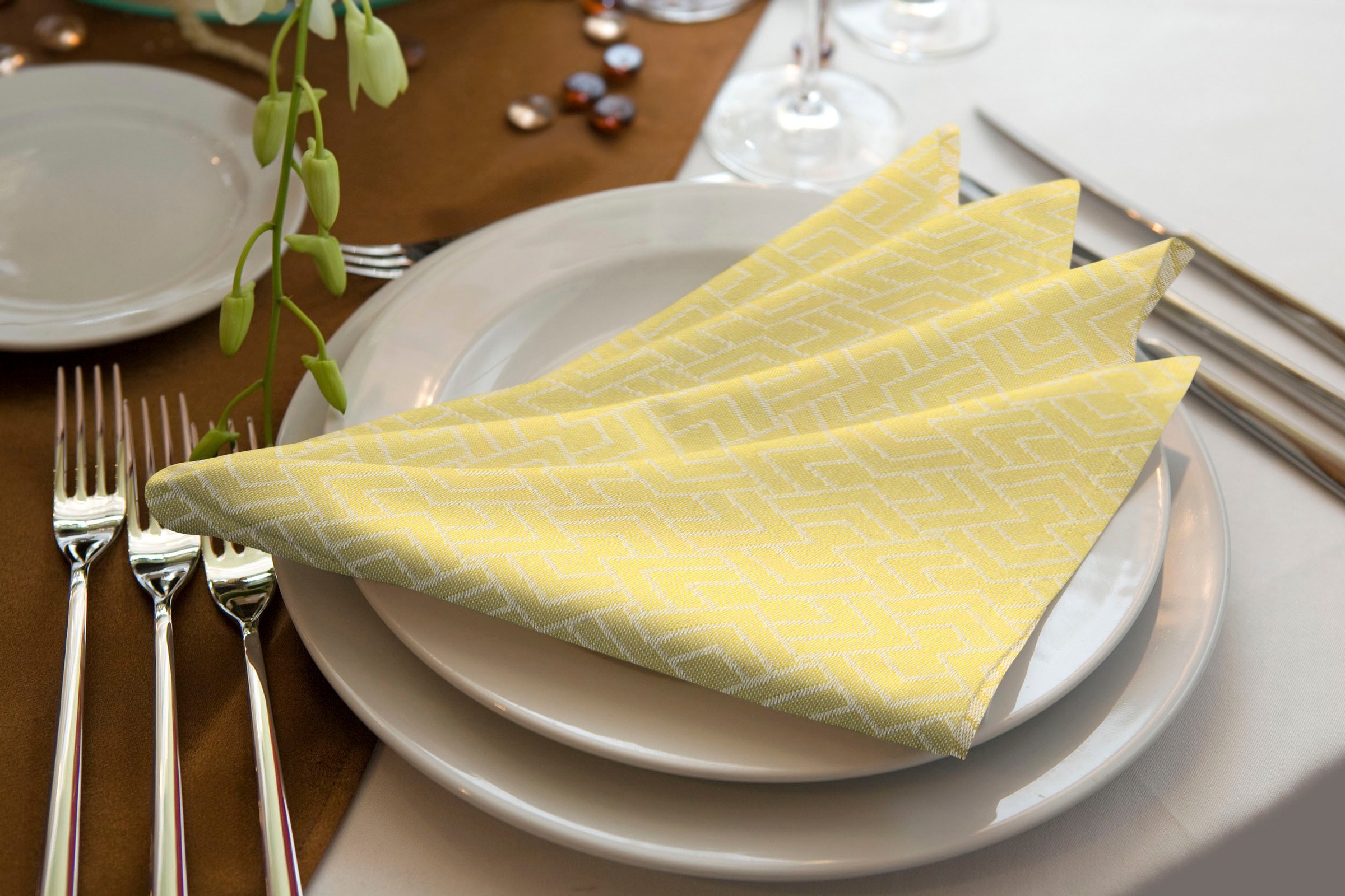 Adam Stoffserviette »Graphic Ventus Light«, (4 St.), nachhaltig