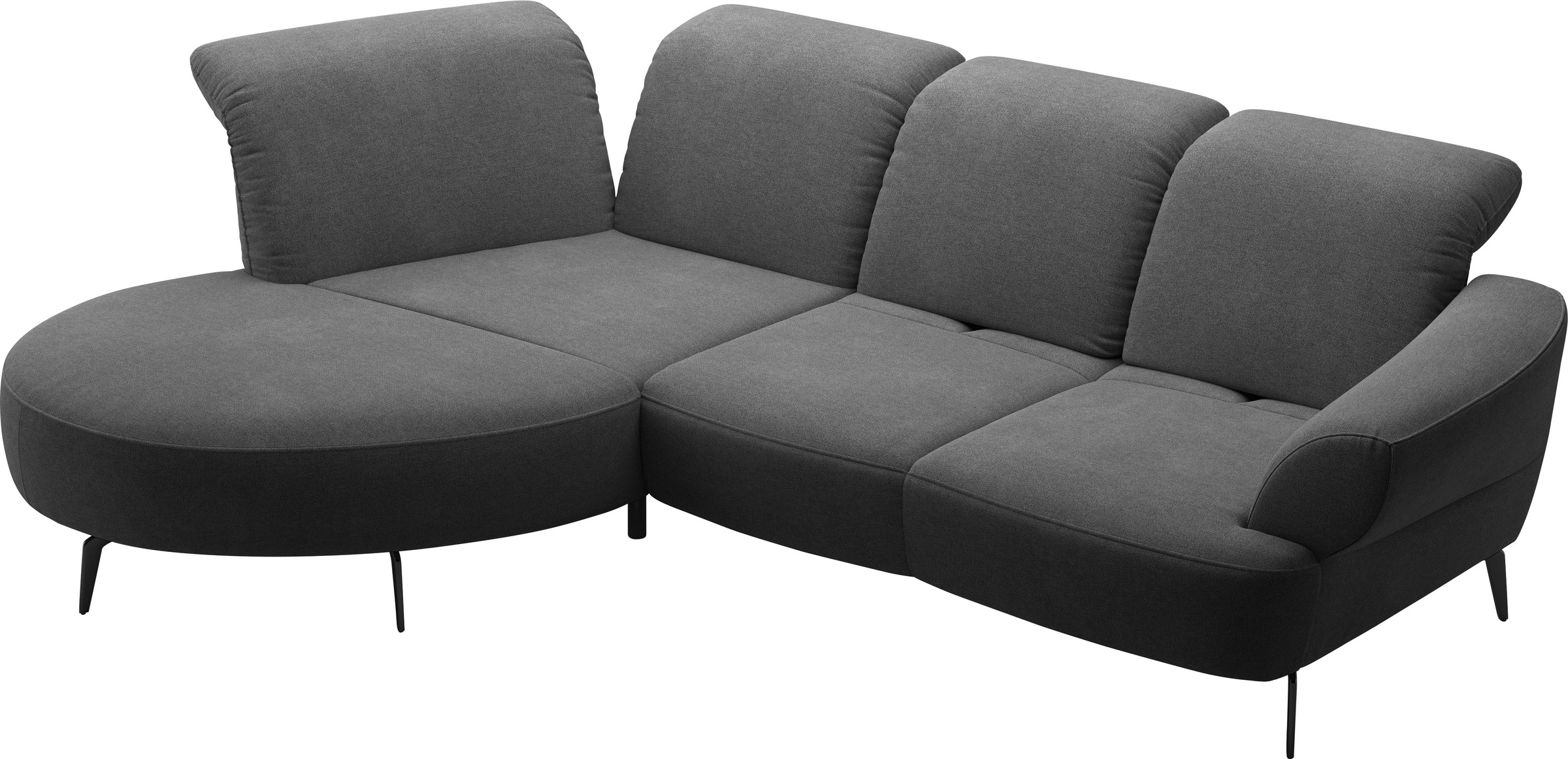 sit&more Ecksofa »Dance«, inkl.System Click&Seat und Sitztiefenverstellung