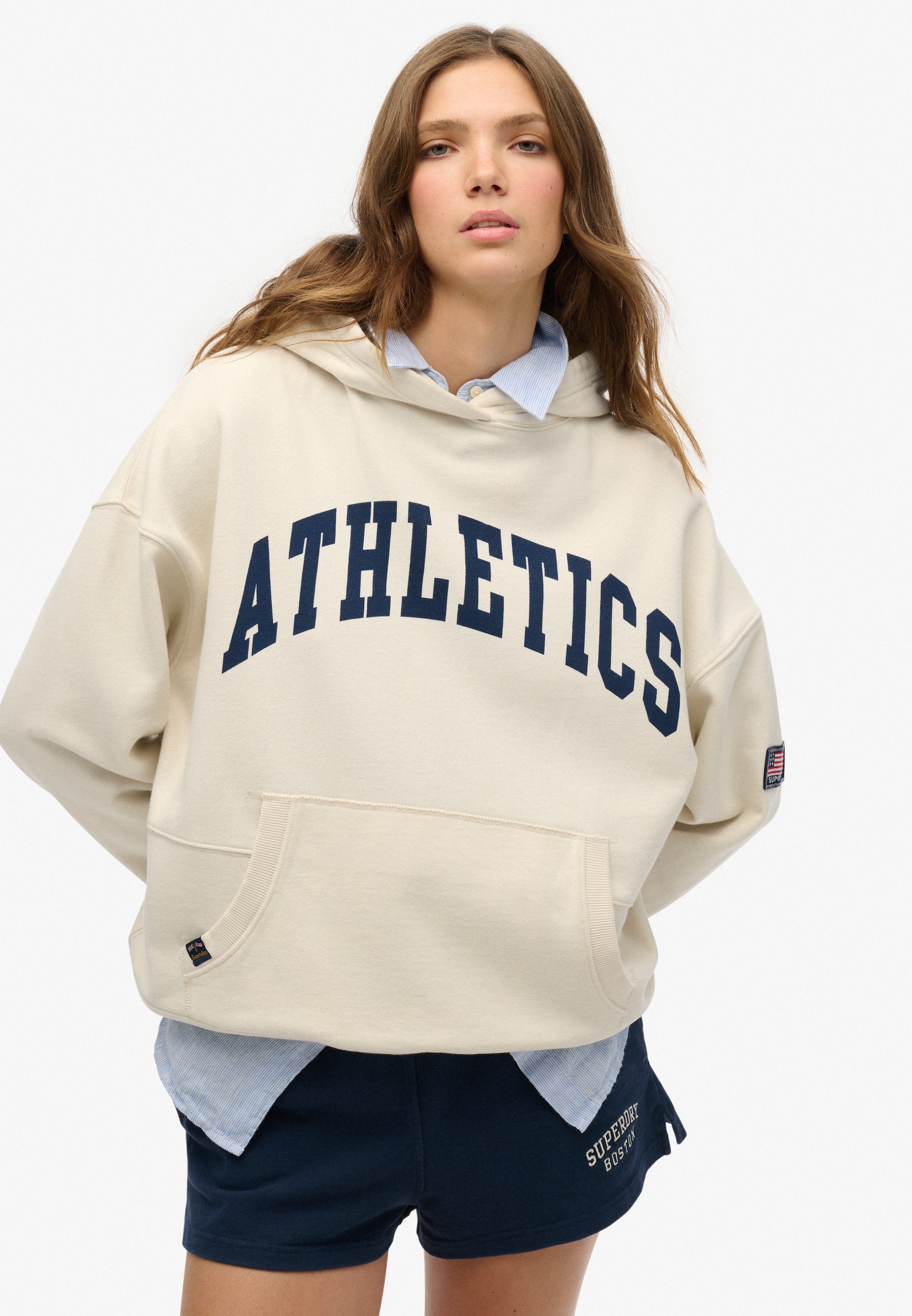 Superdry Kapuzensweatshirt "ATH ESS RELAXED HOOD" günstig online kaufen