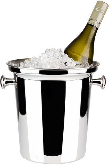 APS Wein- und Sektkühler Edelstahl, Ø 21 cm