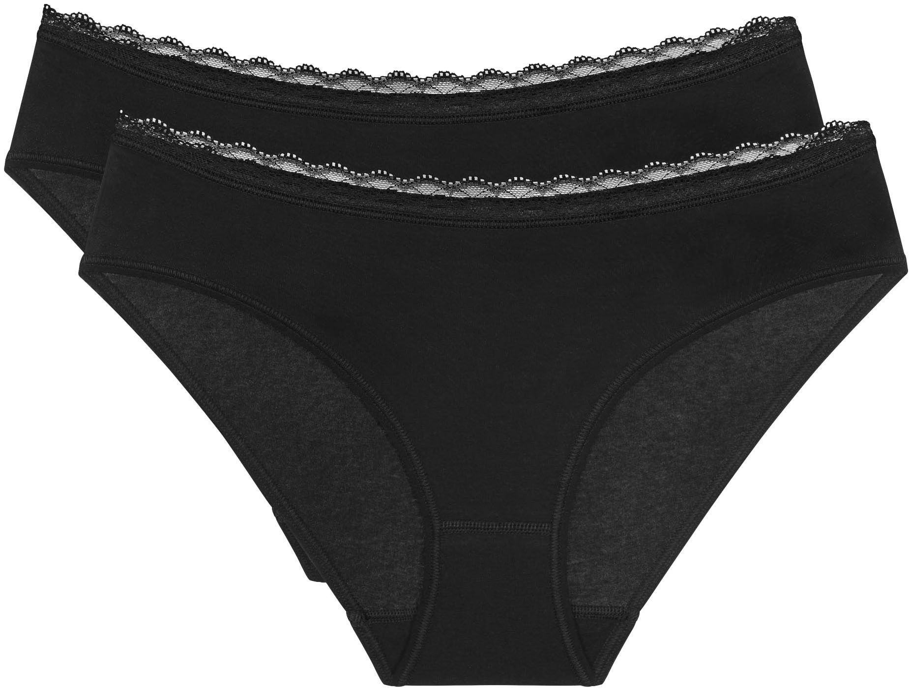 Triumph Slip "Feel Of Cotton Tai 2P", (2er Pack), weich und ohne Seitennaht