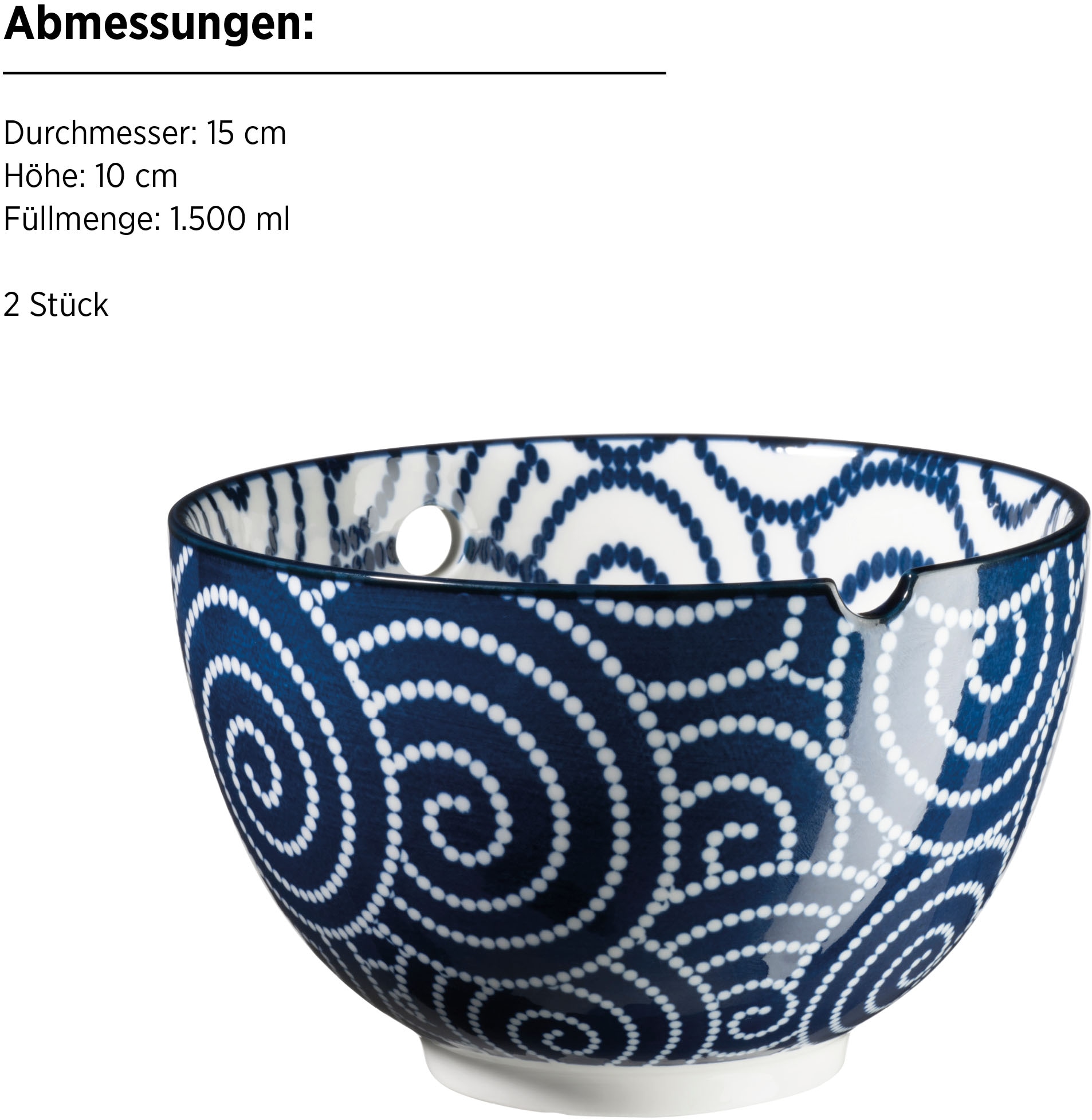 MÄSER Schüssel "Jurka, Schüssel Set, aus hochwertigem Porzellan" 8 Stk. aus günstig online kaufen