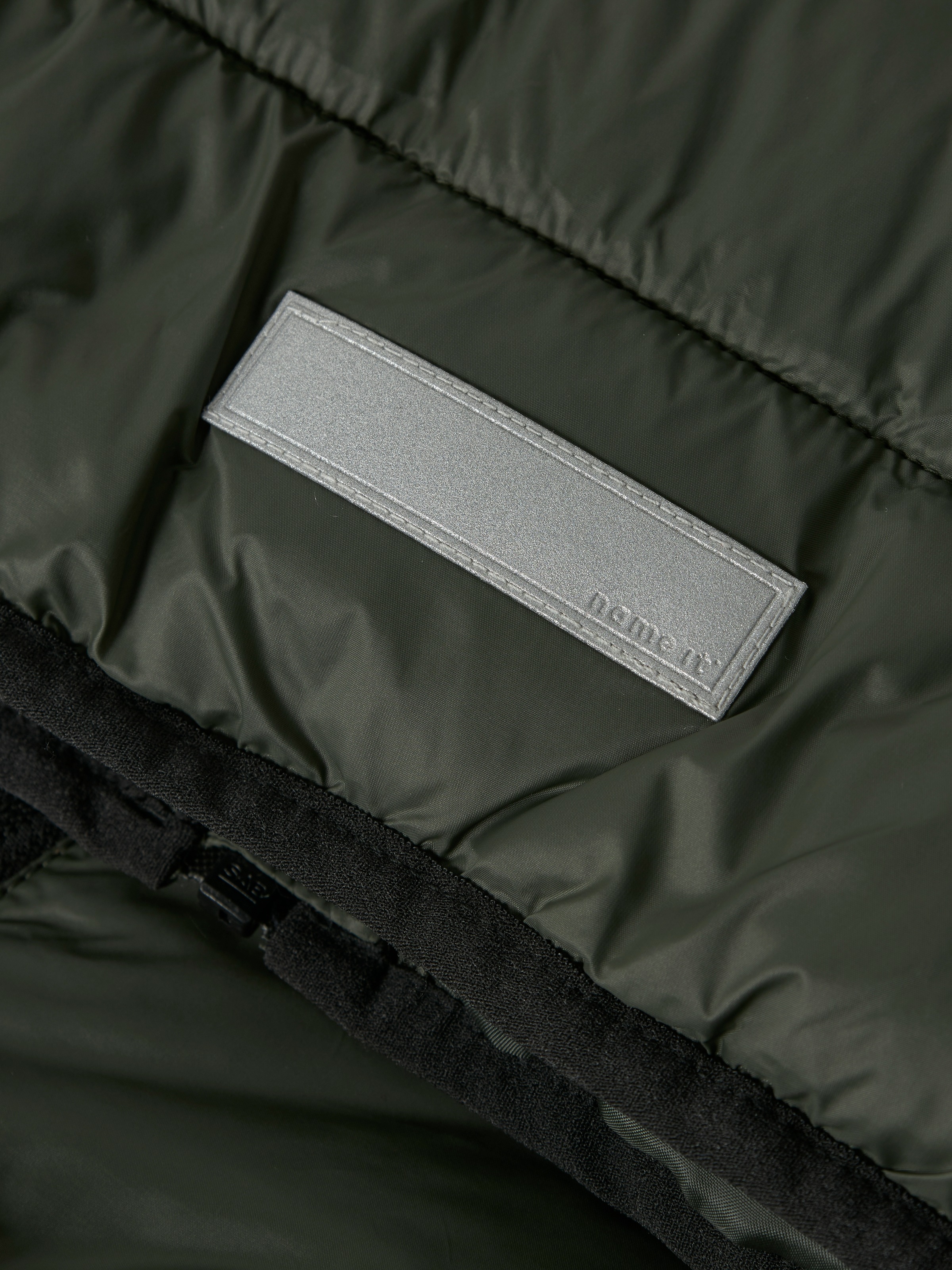 Name It Steppjacke »NMMMARBLE JACKET PB1« mit Kapuze Kunstfaser