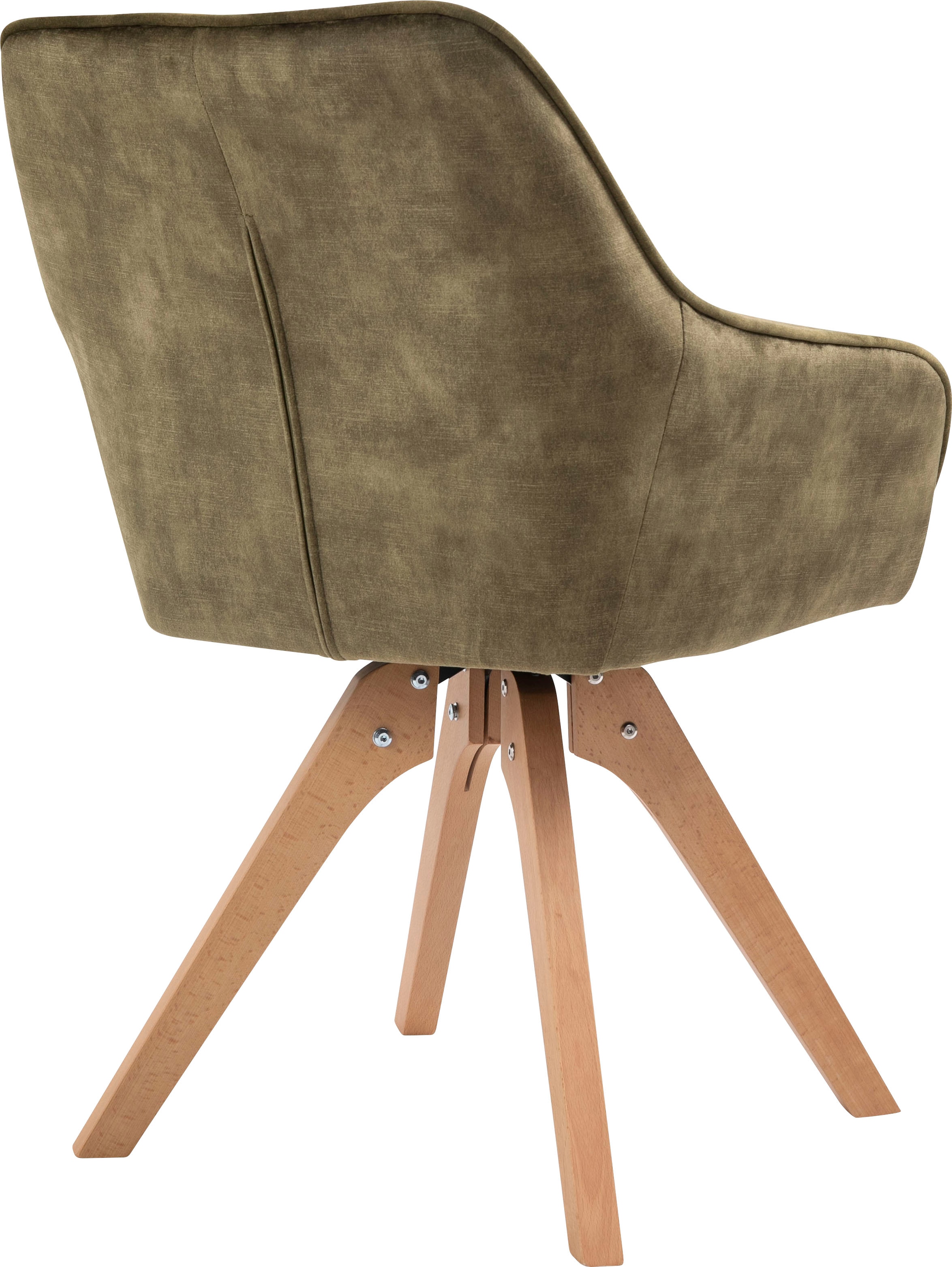 SalesFever Essgruppe, (5-tlg.), Tischbreite 180 cm, Stühle 180° drehbar, mit Samtverlours