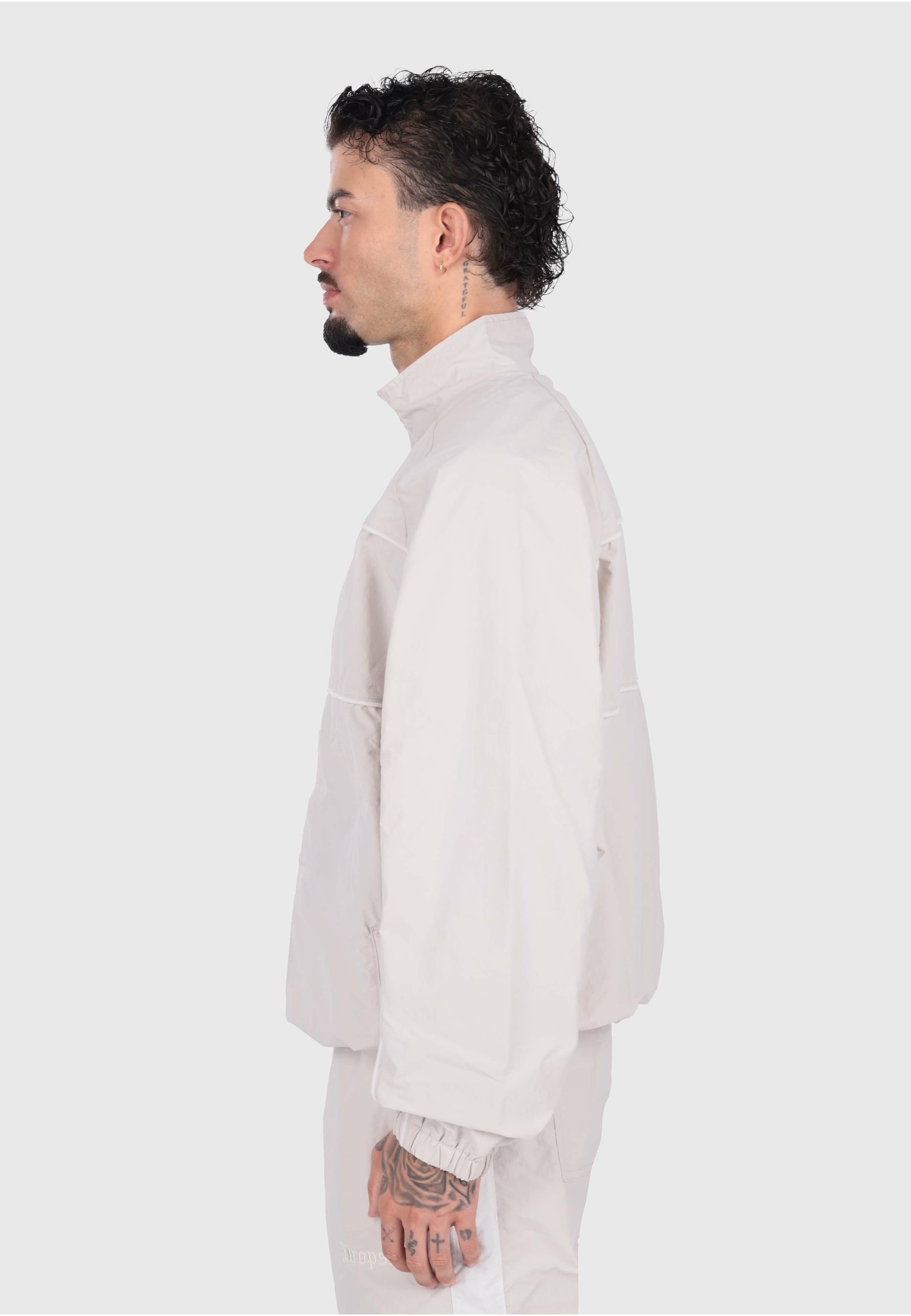 Dropsize Trainingsjacke »Dropsize STRIPE TRACK JACKET« 1 Stk. tlg. ohne Kapuze