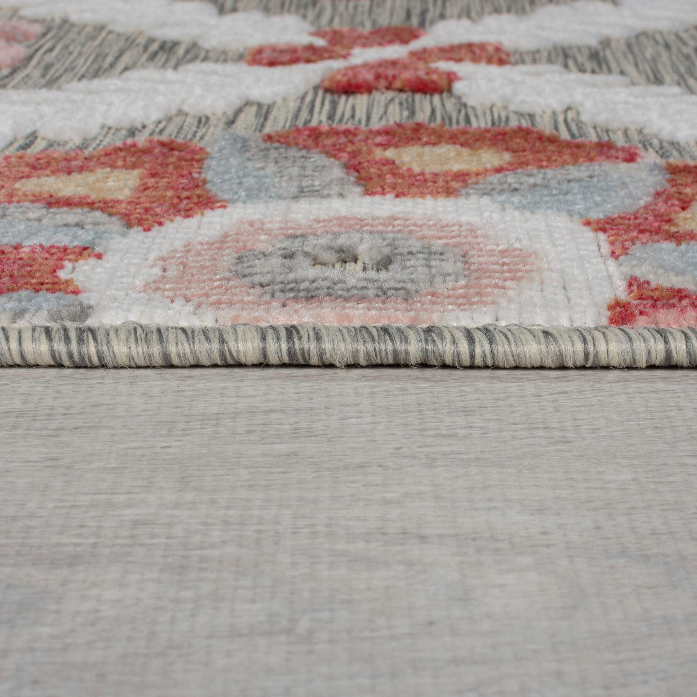 FLAIR RUGS Teppich »Flora«, rechteckig, 2 mm Höhe, Outdoor geeignet, Hoch-Tief Effekt