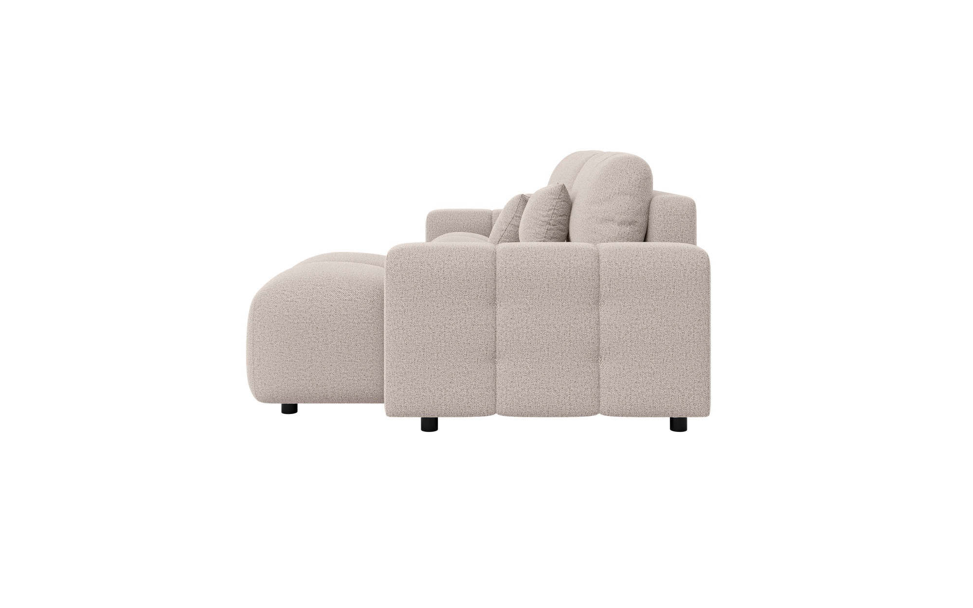 Home affaire Ecksofa »FELICI, Schlafsofa 233cm, L-Form mit Recamiere beidseitig montierbar« Designsofa mit Bettfunktion und Bettkasten, Maße B/T/H: 233/142/88 cm