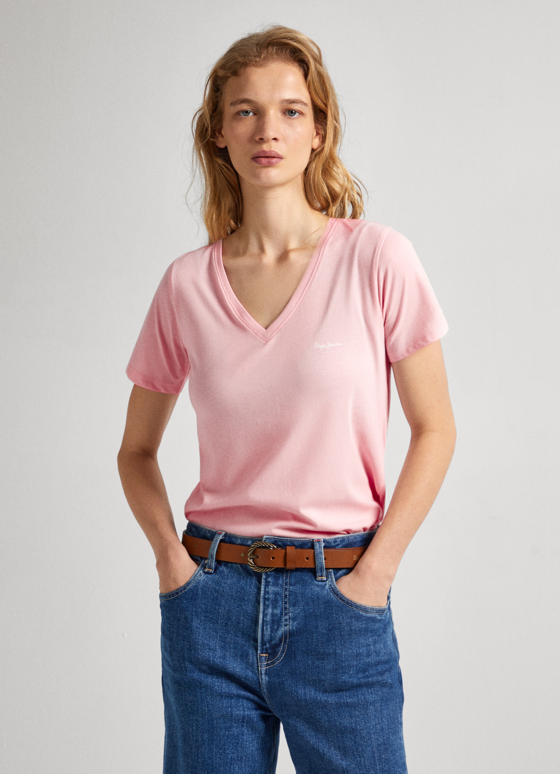 Pepe Jeans Pepe Džinsai Palaidinė su V formos išk...