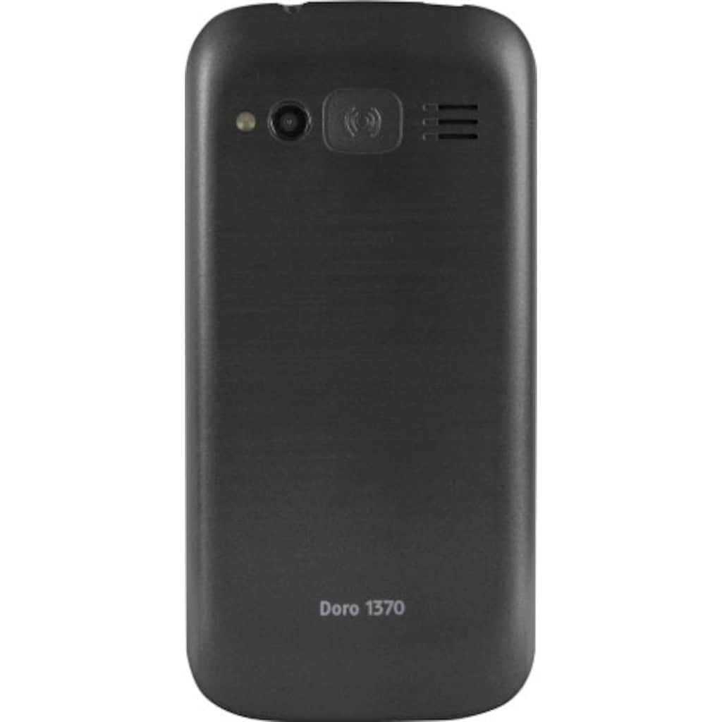 Doro Handy »1370«, schwarz, 6 cm/2,4 Zoll, 3 MP Kamera