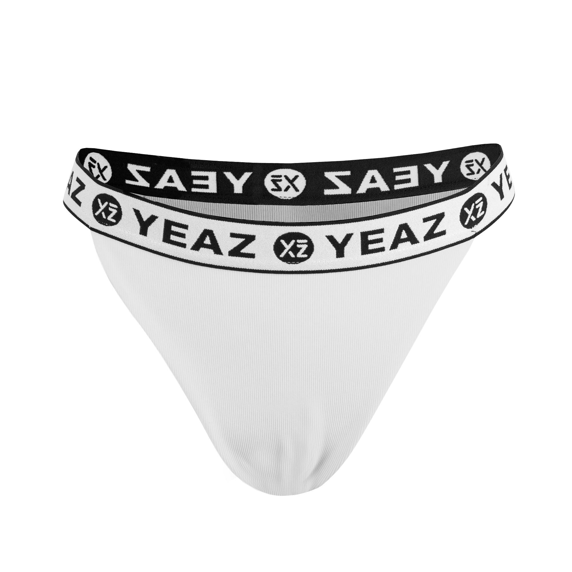 Bandeau-Bikini YEAZ "Bikini Bottom BAGATELLE", Damen, Gr. XL, US, weiß, Obermaterial: 74% Nylon NY. 26% Elasthan EL., Badehosen