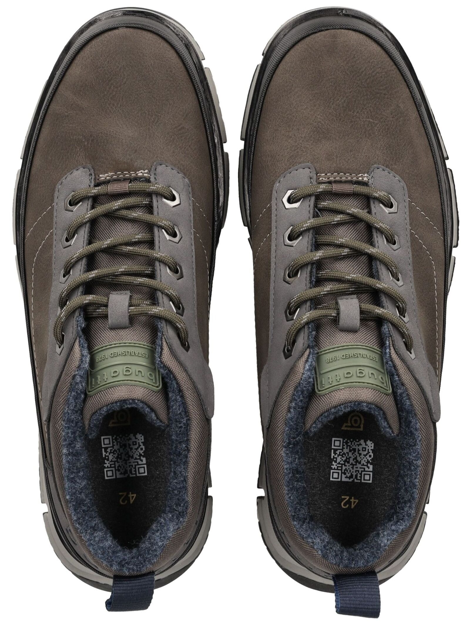 bugatti Schnürstiefelette »bugatti Stiefelette Lederimitat«