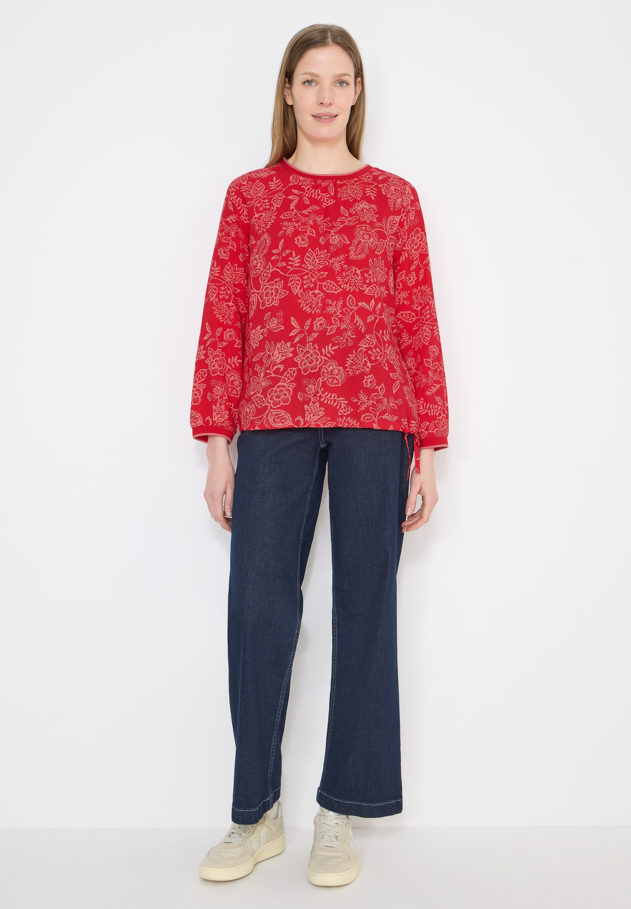 Cecil Langarmbluse aus softer Viskose