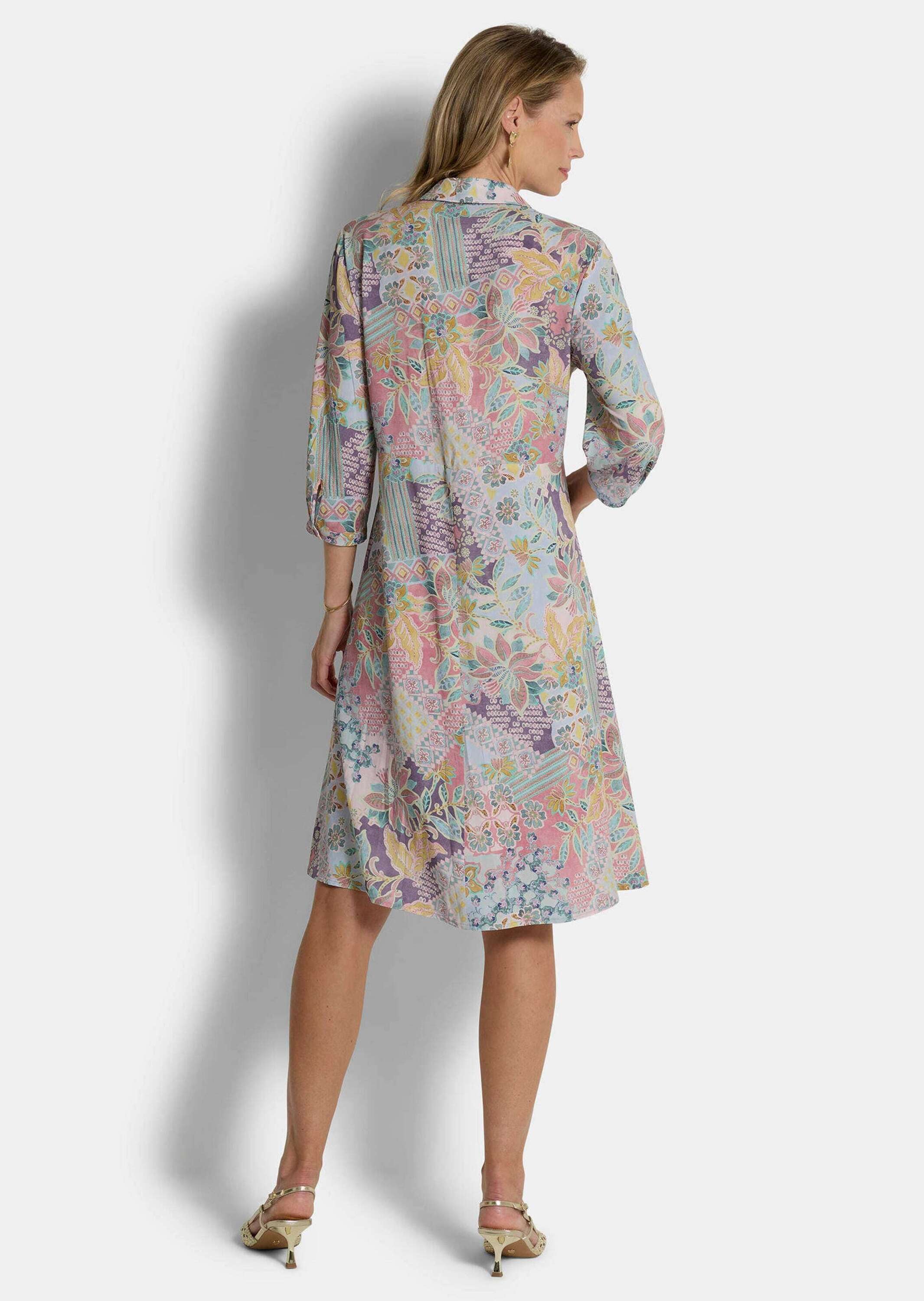 GOLDNER Sommerkleid »Hemdblusenkleid aus reiner Viskose«